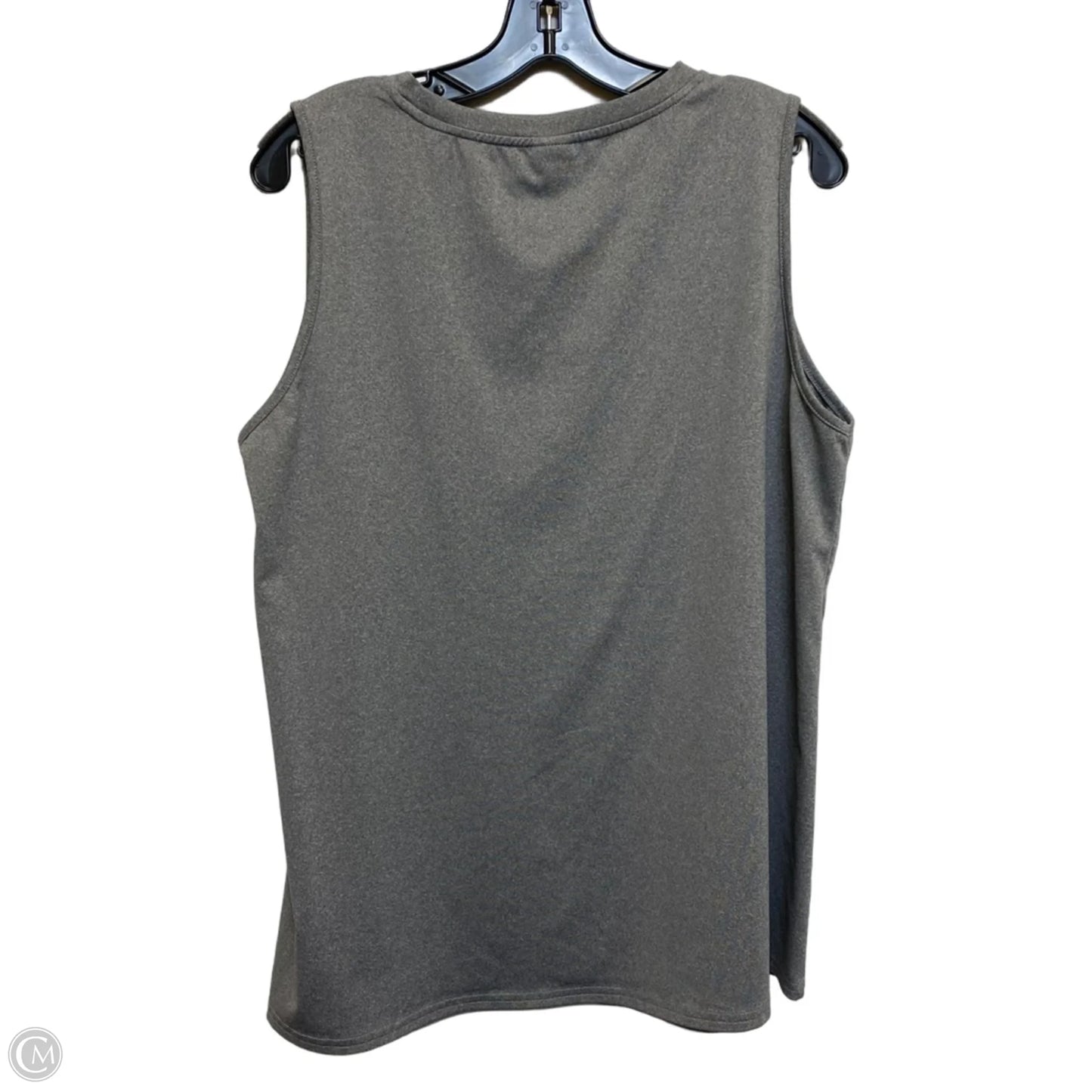 Athletic Tank Top By Xieerduo In Grey, Size: Xl
