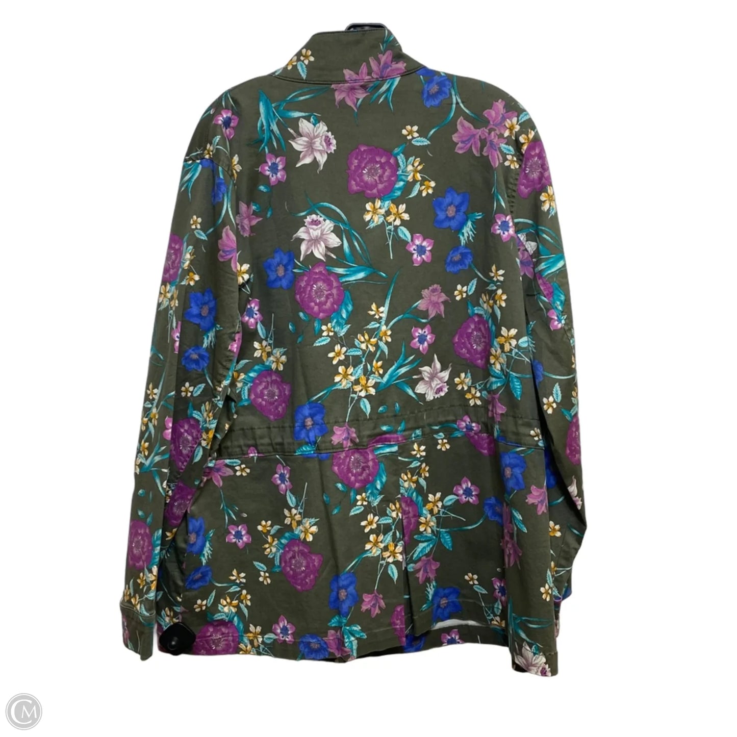 Jacket Utility By Lane Bryant In Green, Size: 3x