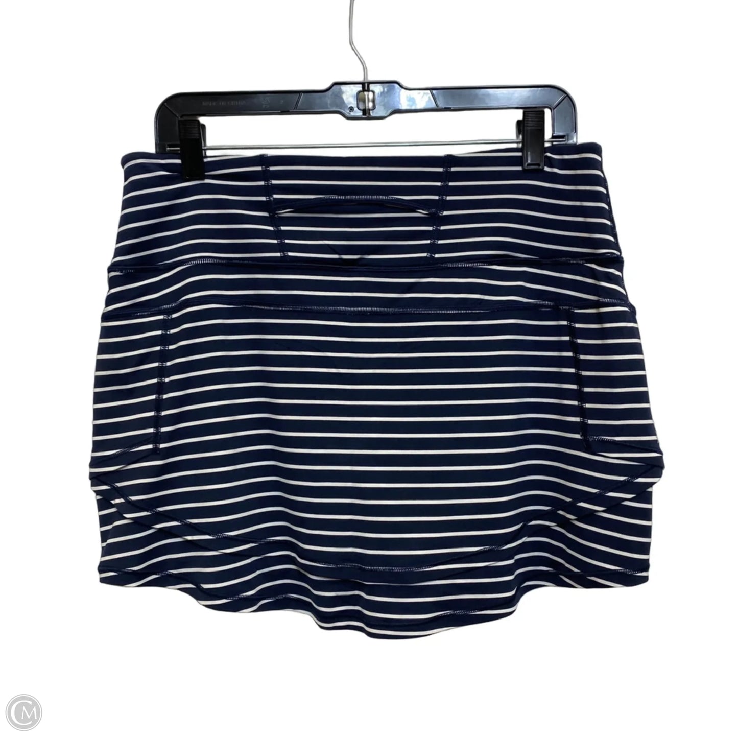 Athletic Skort By Athleta In Blue & White, Size: M
