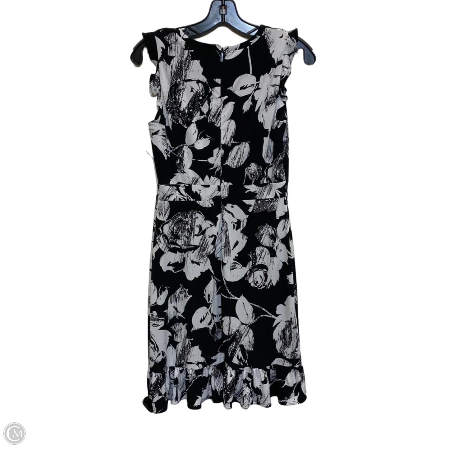 Dress Designer By Karl Lagerfeld In Black & White, Size: Xs