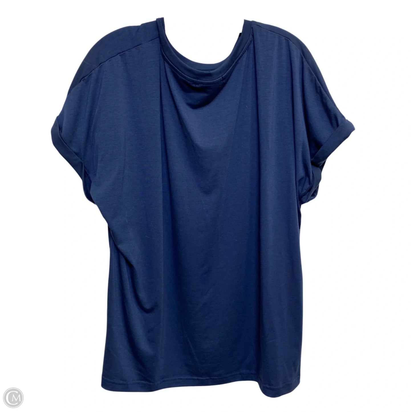 Top Short Sleeve Basic By Automet In Blue, Size: 2x