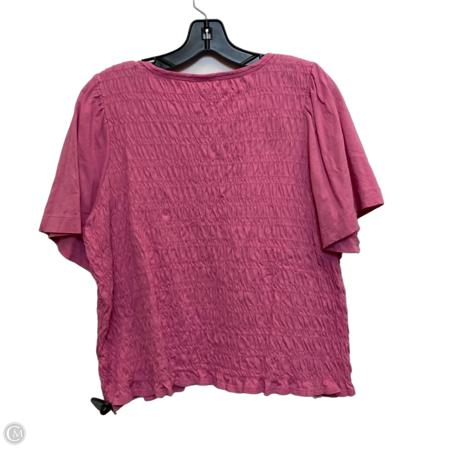 Top Short Sleeve By Old Navy In Pink, Size: L