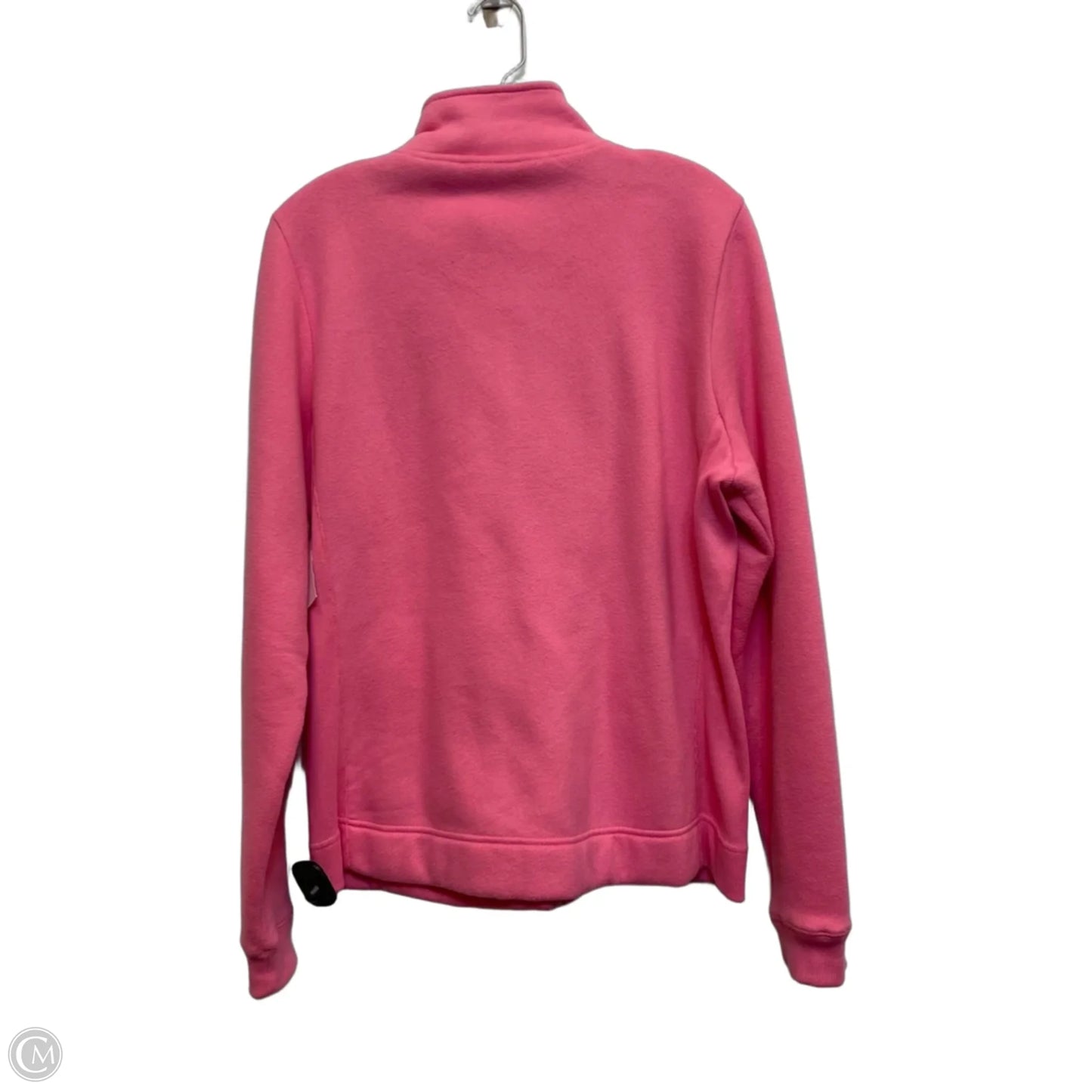 Sweatshirt Collar By Izod In Pink, Size: L