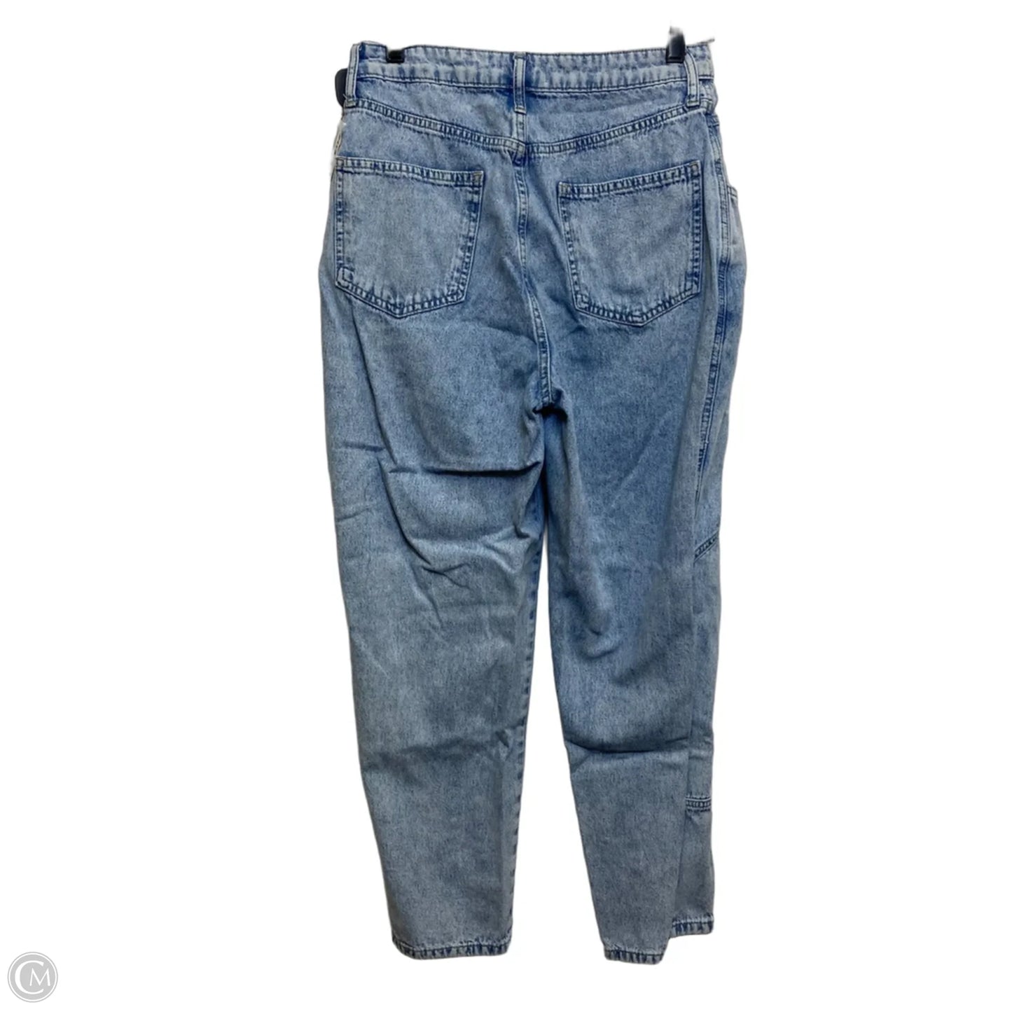 Jeans Straight By Free People In Blue Denim, Size: 10
