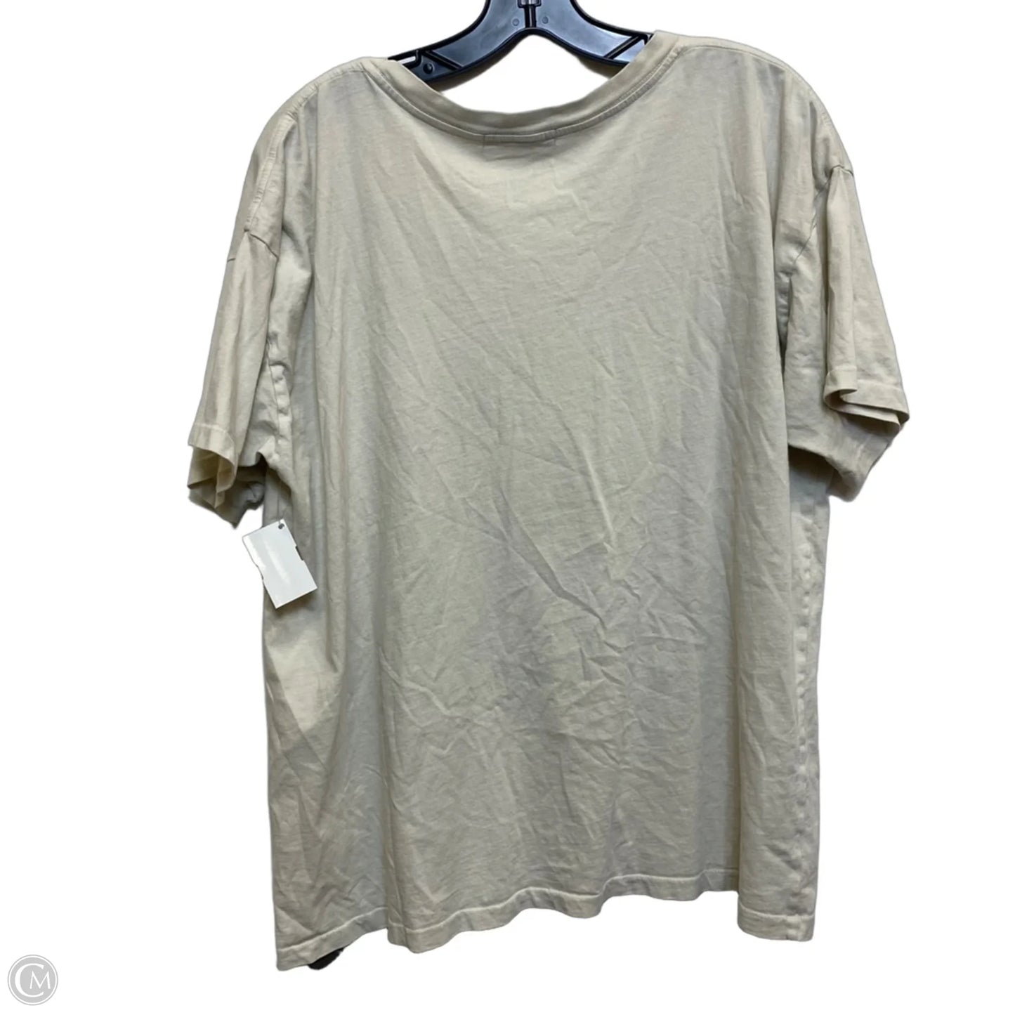 Top Short Sleeve By Daydreamer In Cream, Size: M