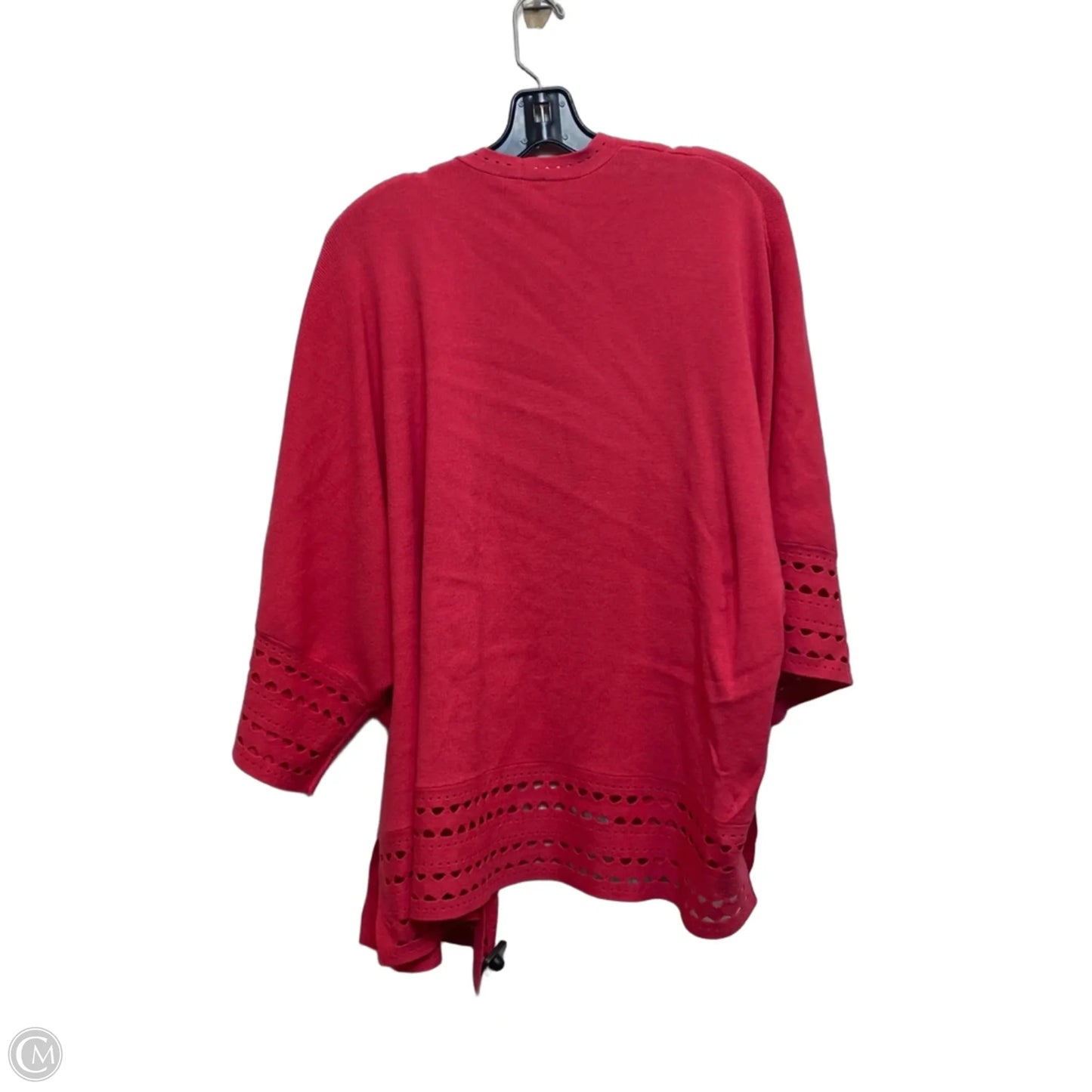 Cardigan By Chicos In Pink, Size: Xxl