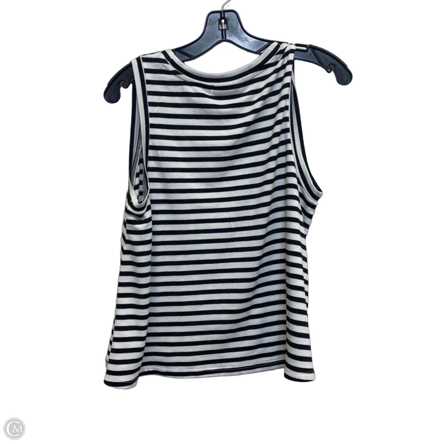 Top Sleeveless By Wonderly In Black & White, Size: M