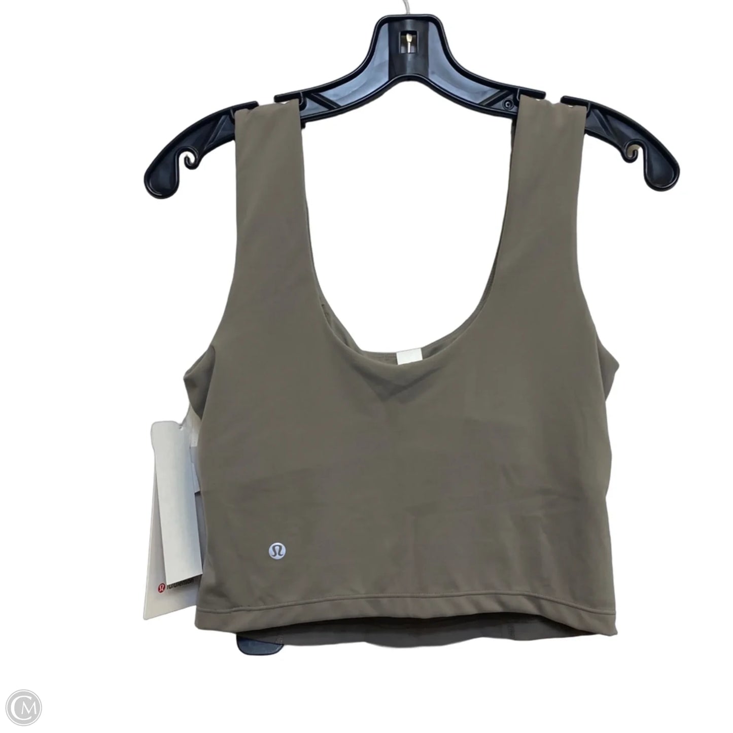 Athletic Tank Top Designer By Lululemon In Green, Size: M