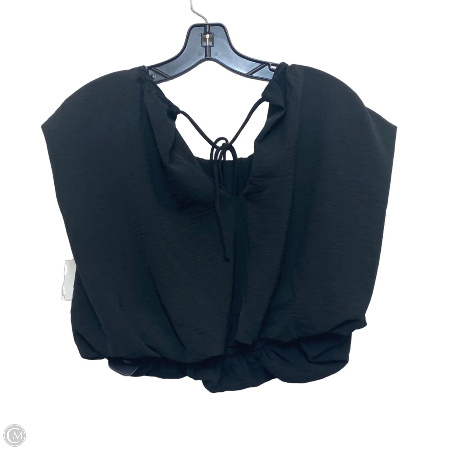 Top Sleeveless By Blu Pepper In Black, Size: L