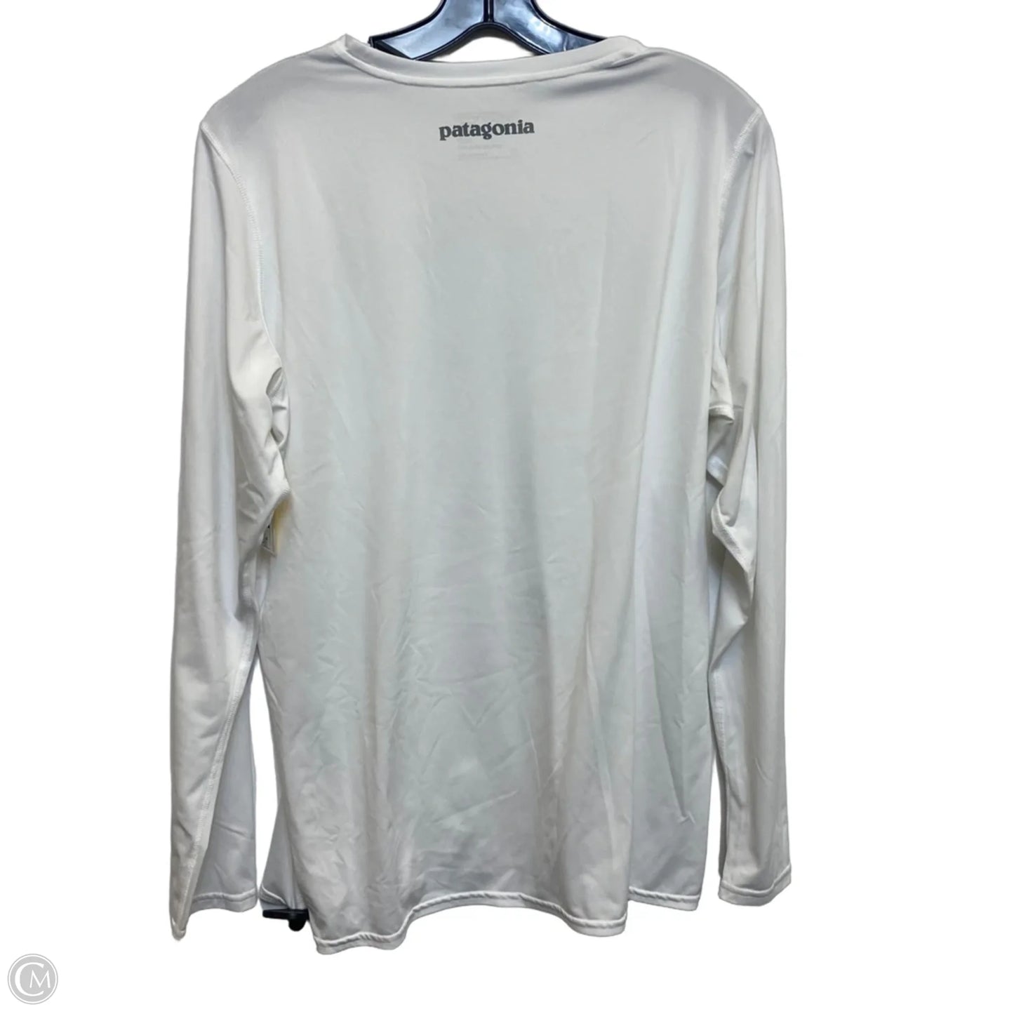 Athletic Top Long Sleeve Crewneck By Patagonia In White, Size: Xl