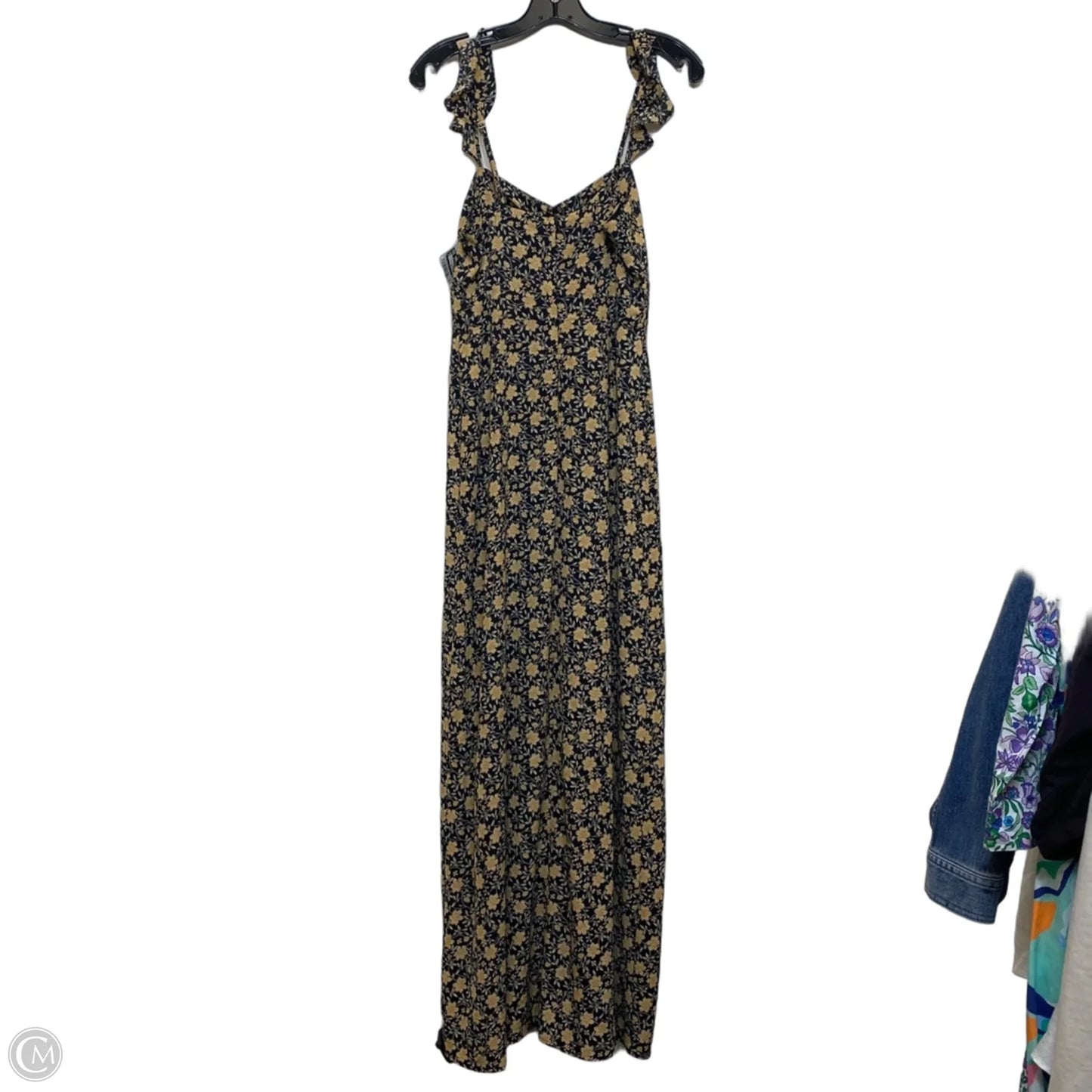 Dress Casual Maxi By Lulus In Black & Yellow, Size: Xs