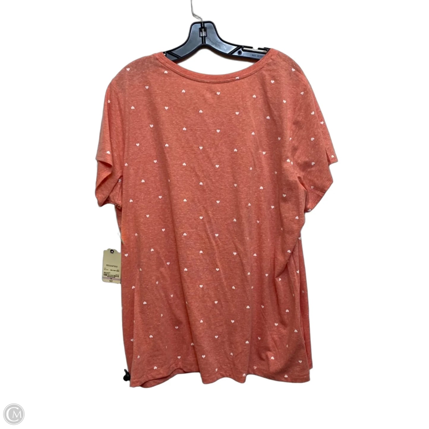 Top Short Sleeve Basic By St Johns Bay In Red, Size: 2x