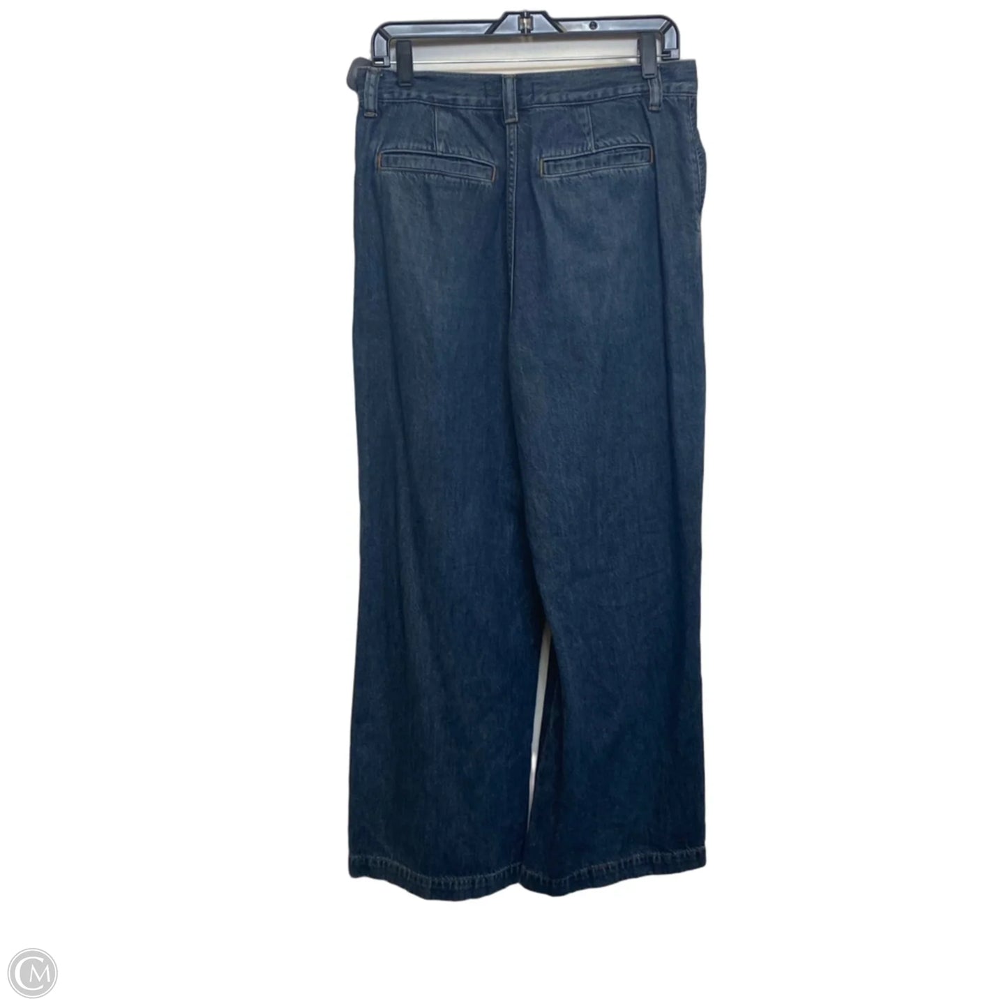 Jeans Wide Leg By Madewell In Blue Denim, Size: 8