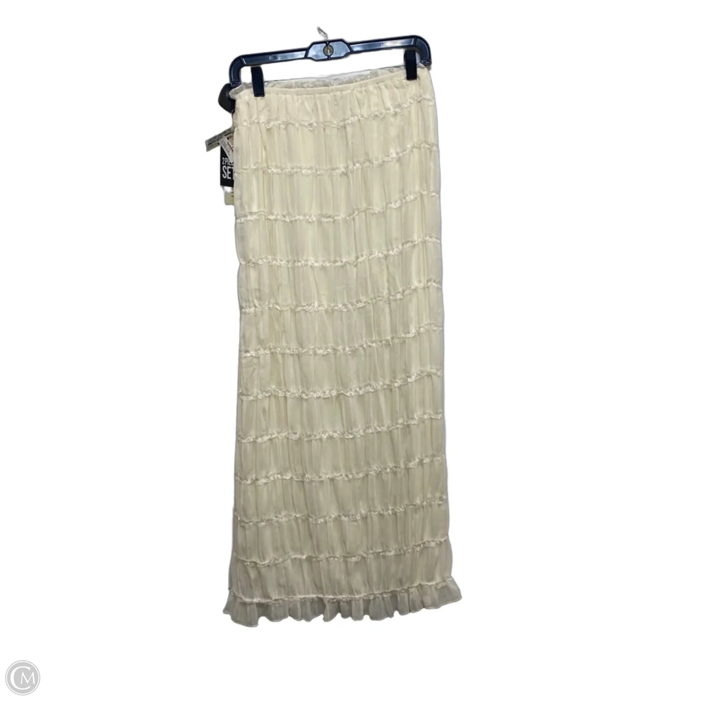 Skirt Set 2pc By Thirty Thirty In Cream, Size: M