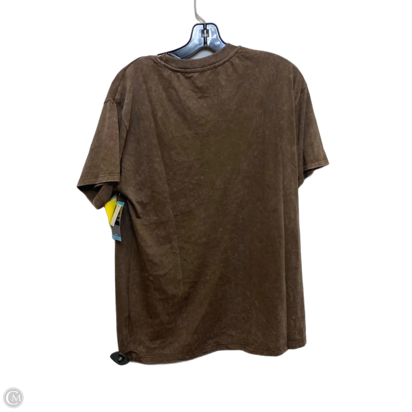 Top Short Sleeve By Disney In Grey, Size: L
