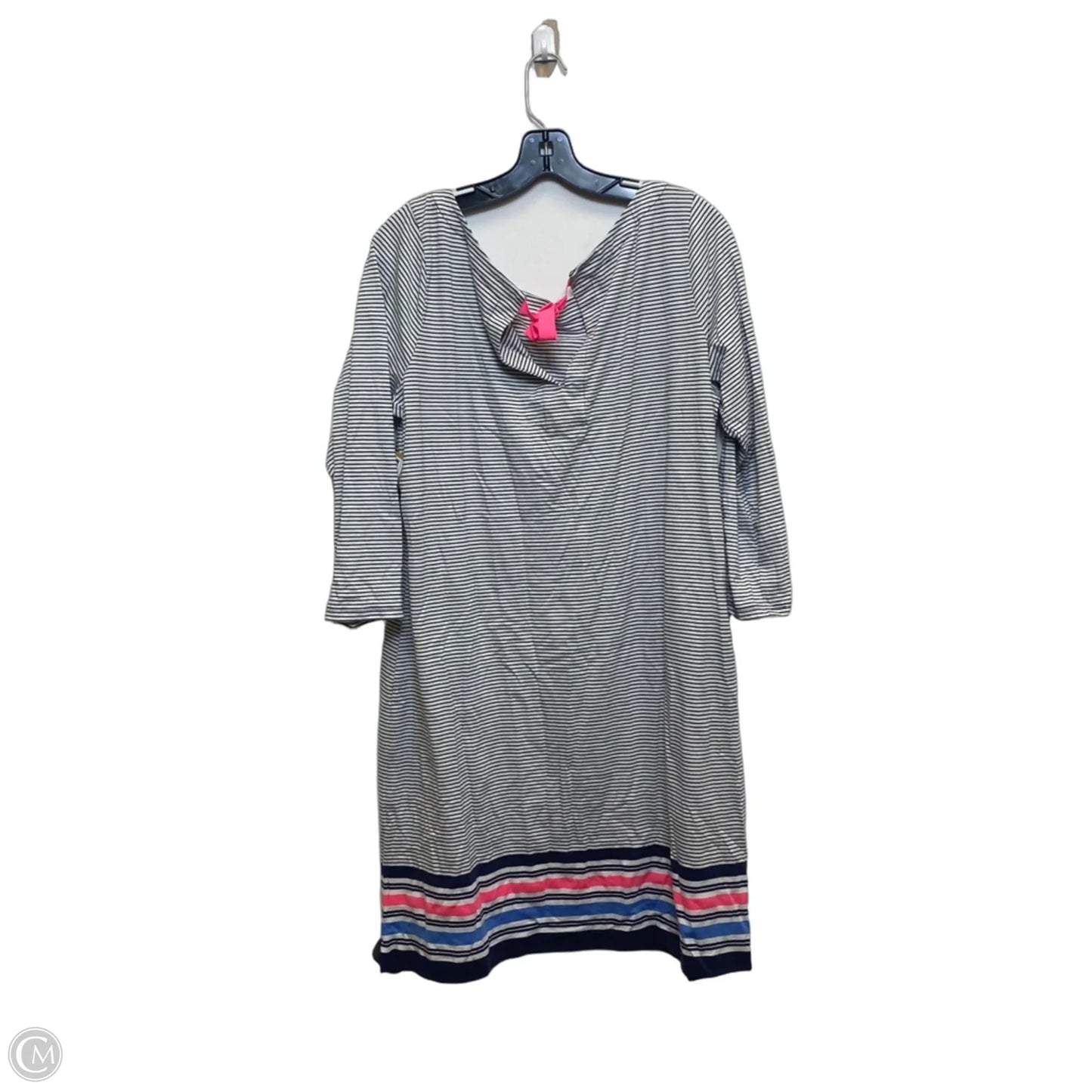 Dress Designer By Lilly Pulitzer In Blue & White, Size: Xl