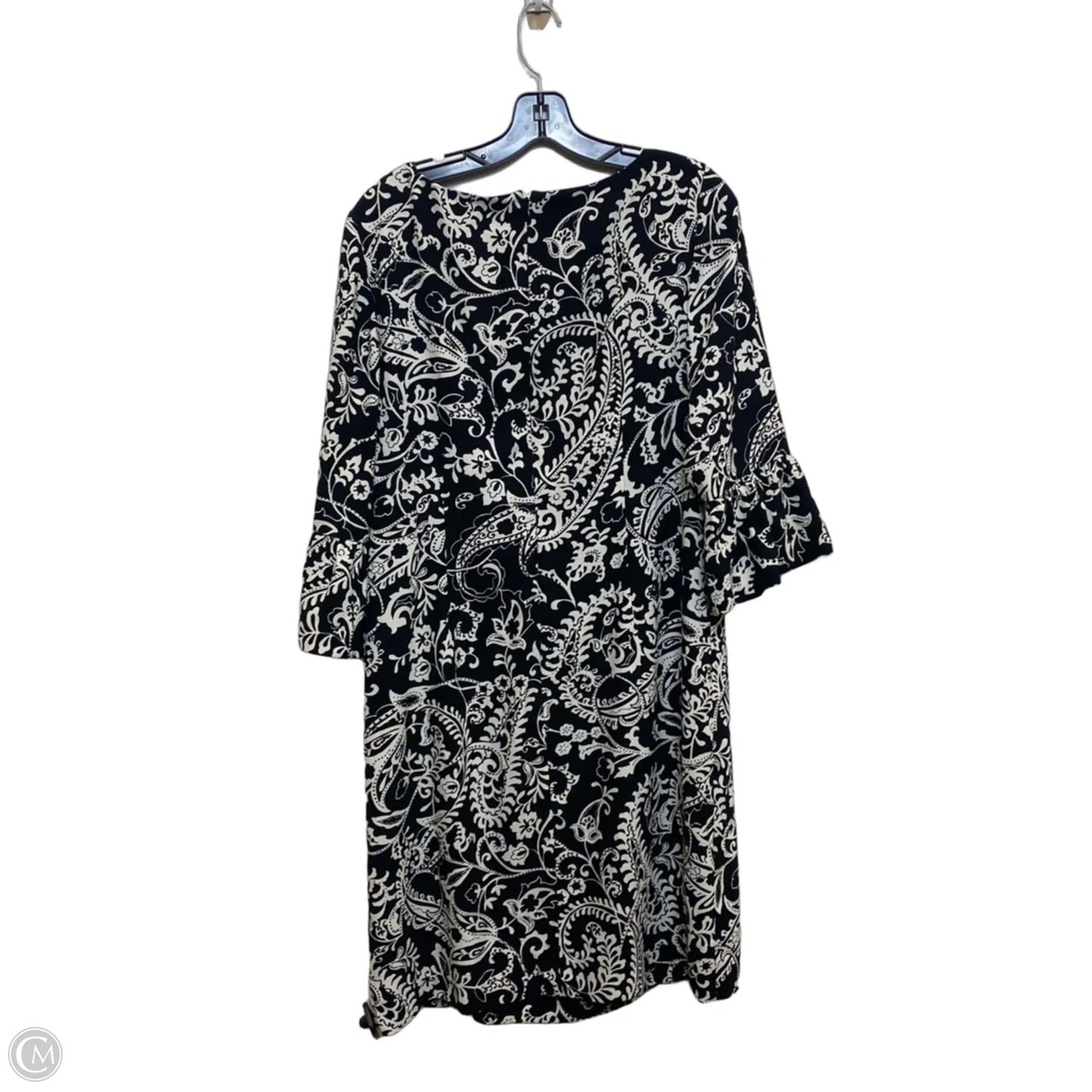 Dress Casual Short By Talbots In Black & White, Size: L