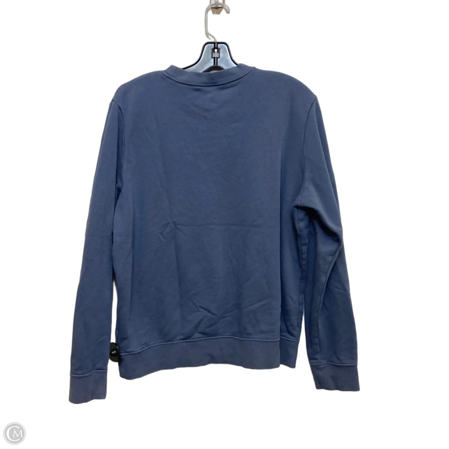 Athletic Sweatshirt Crewneck By Nike Apparel In Blue, Size: L