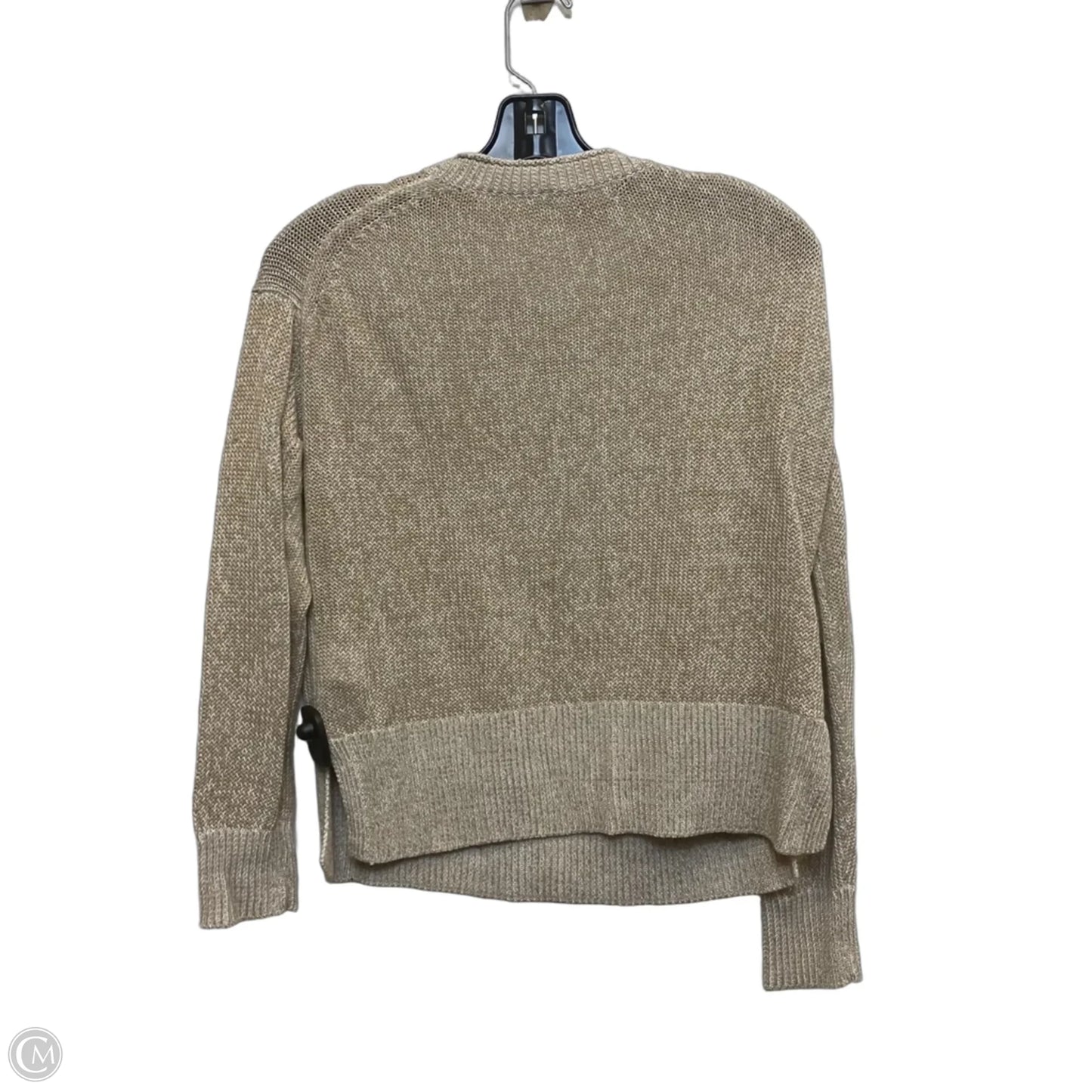 Sweater By J. Crew In Cream & Tan, Size: Xxs