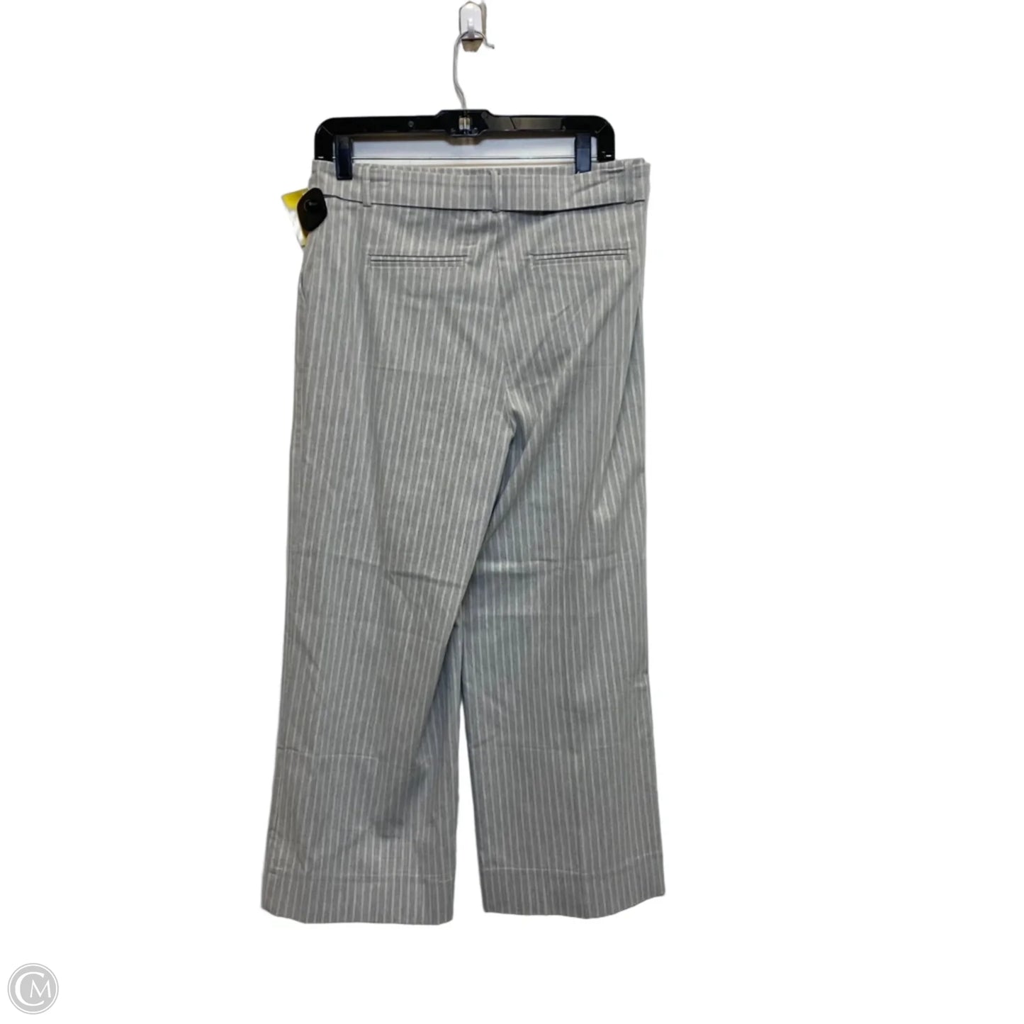 Pants Cropped By Haven & Blair In Grey & White, Size: S