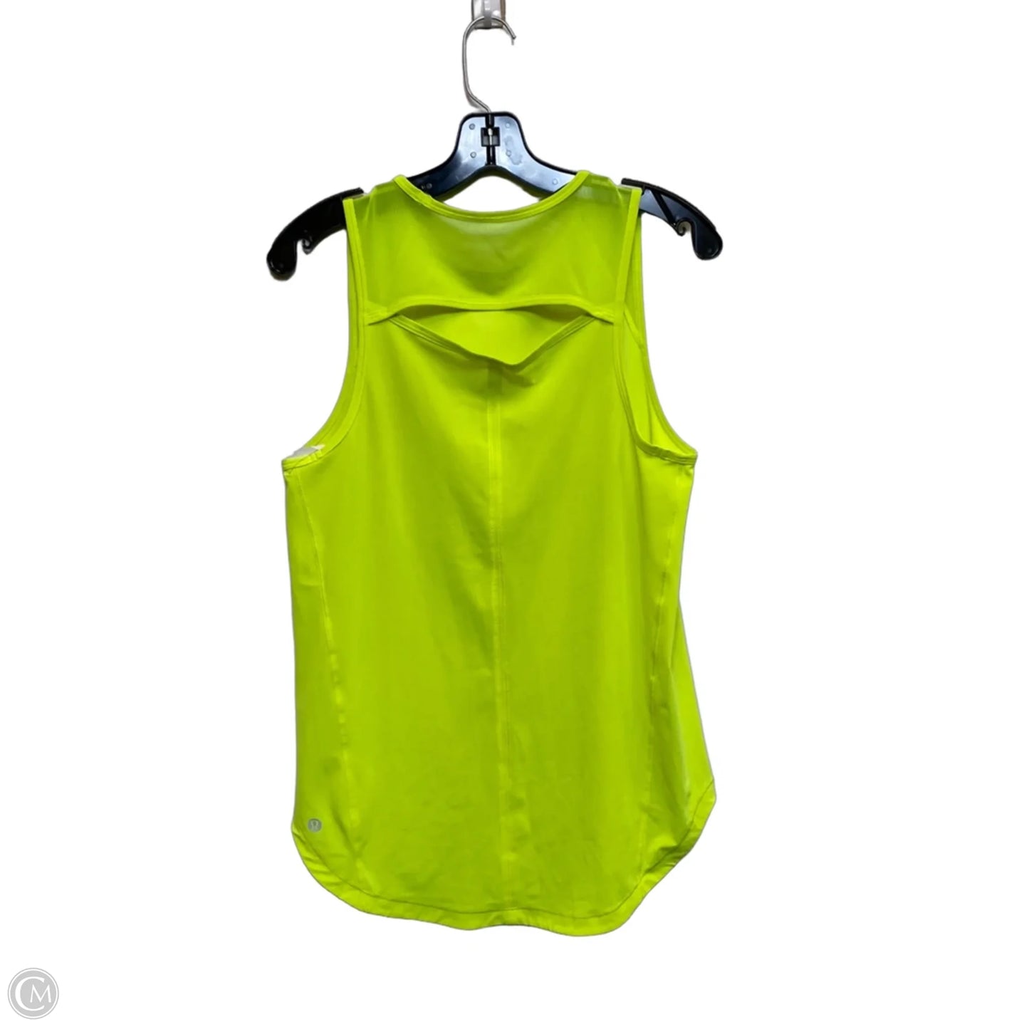 Athletic Tank Top Designer By Lululemon In Yellow, Size: M