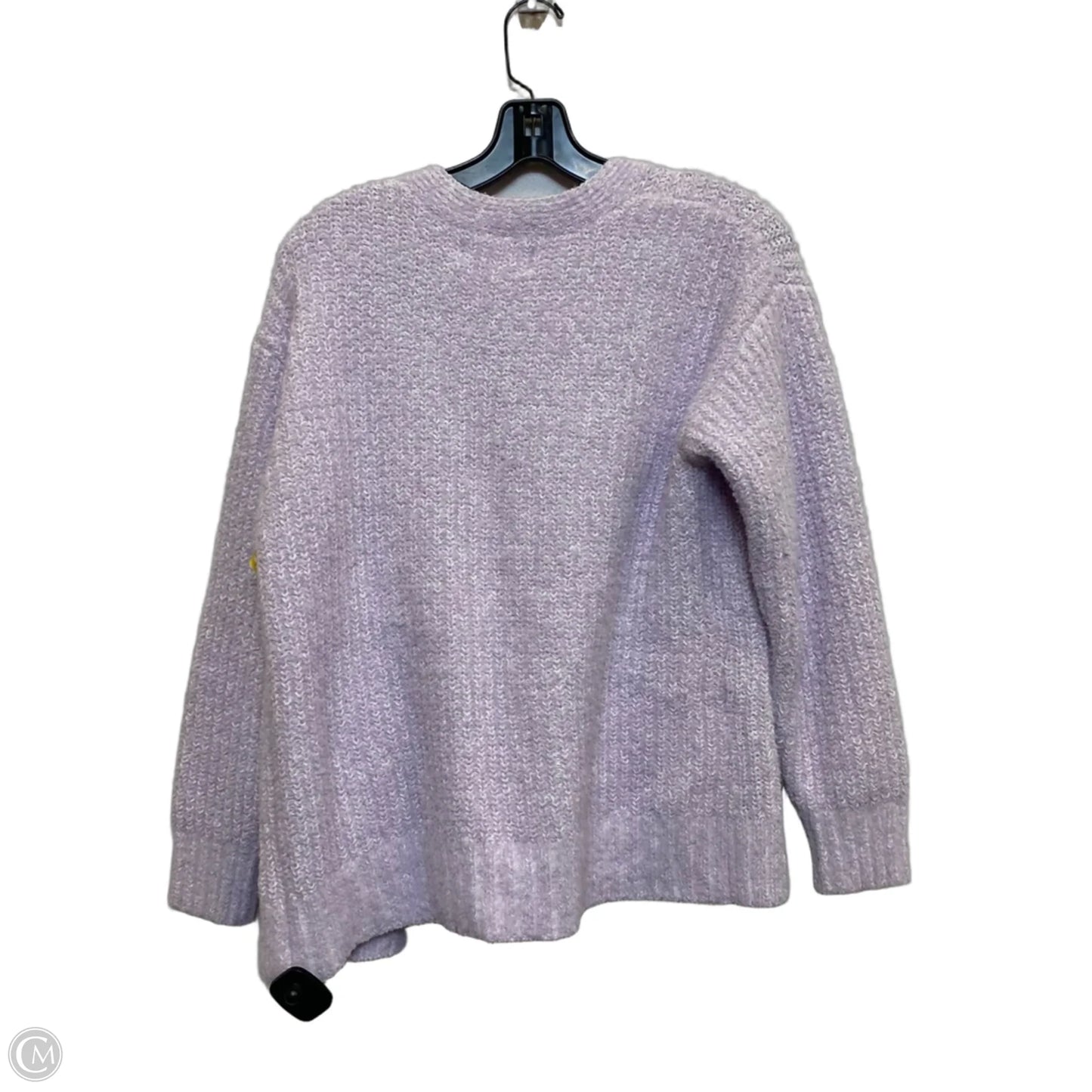 Sweater Cardigan By No Boundaries In Purple, Size: S