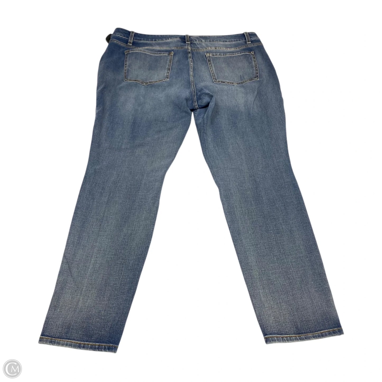 Jeans Skinny By Time And Tru In Blue Denim, Size: 18