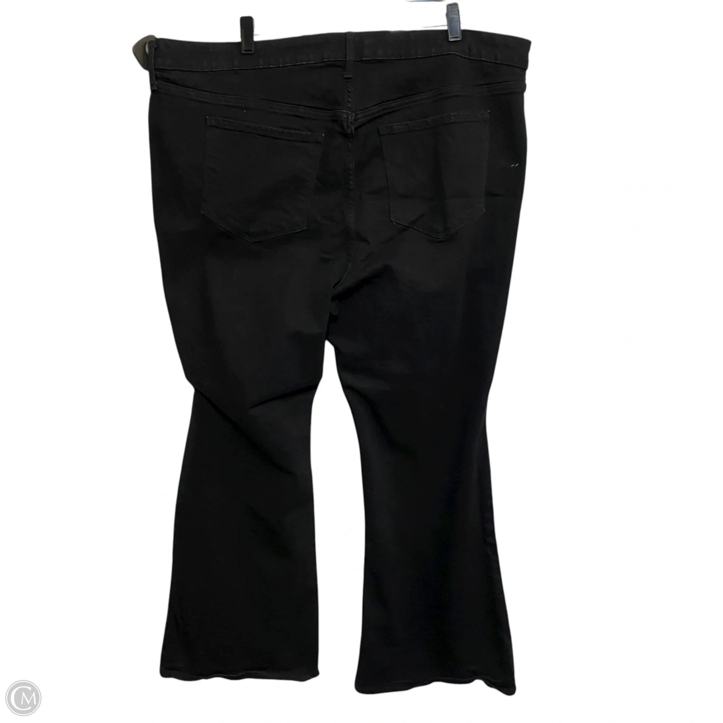 Jeans Flared By Old Navy In Black Denim, Size: 22