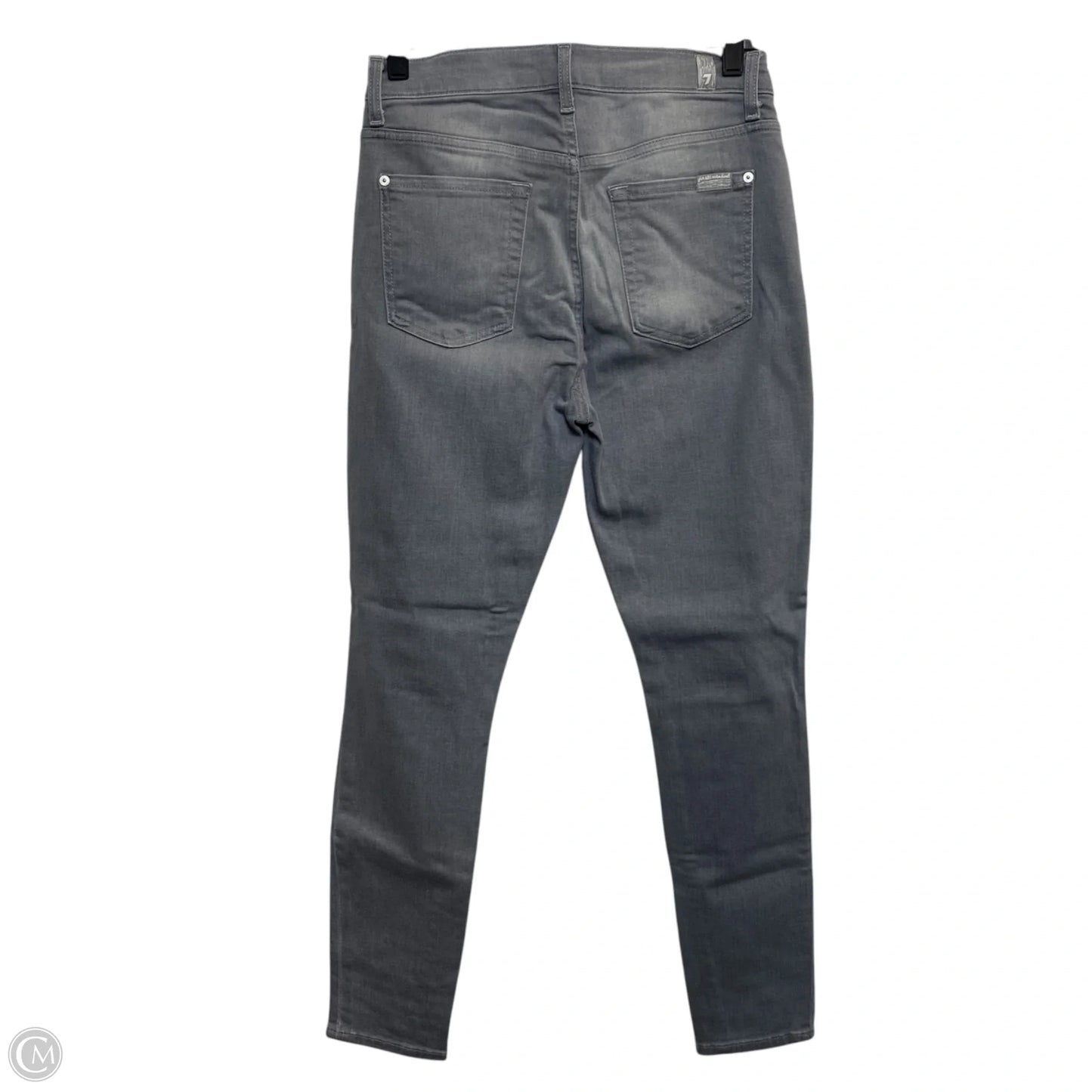 Jeans Designer By 7 For All Mankind In Grey Denim, Size: 6
