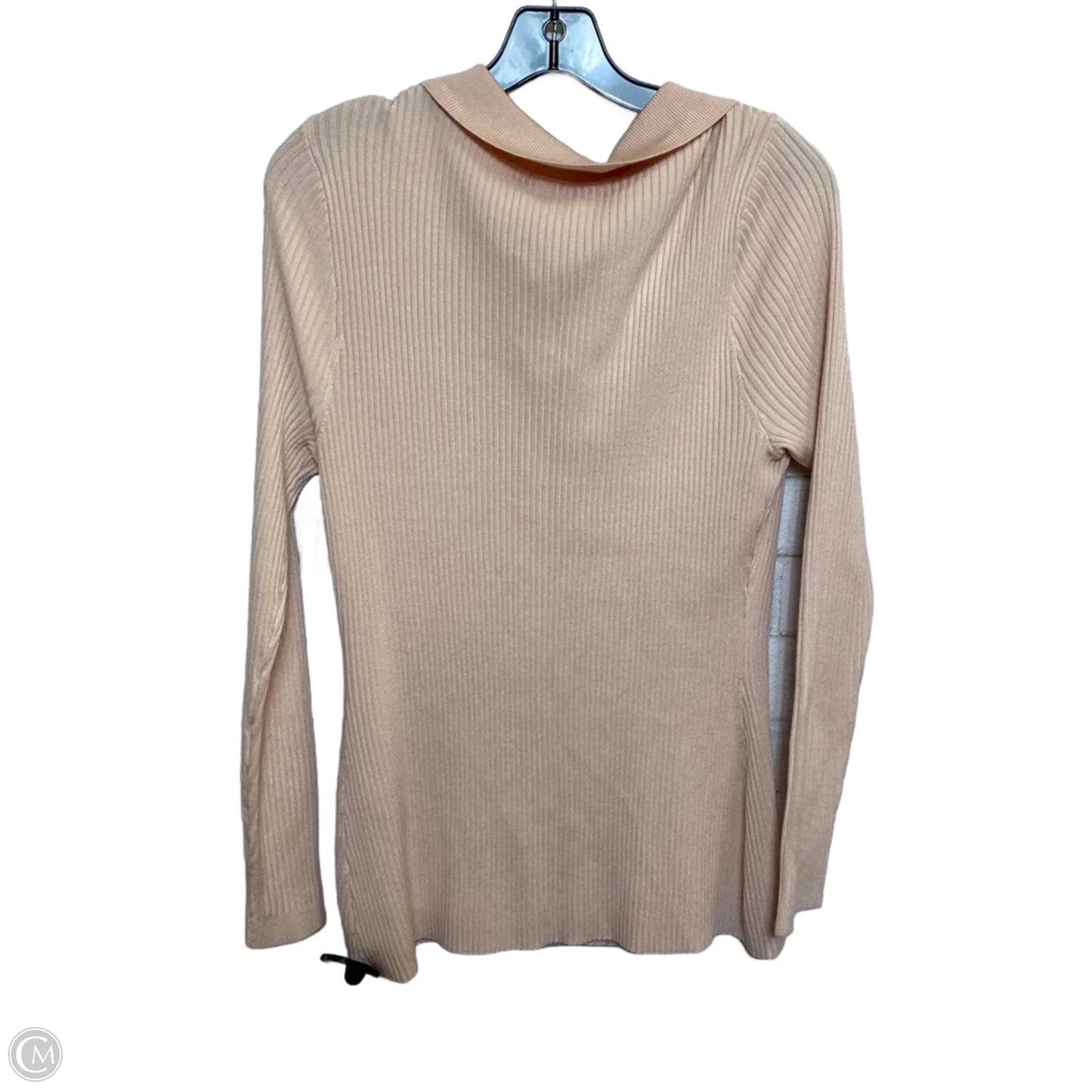 Top Long Sleeve By White House Black Market In Pink, Size: L