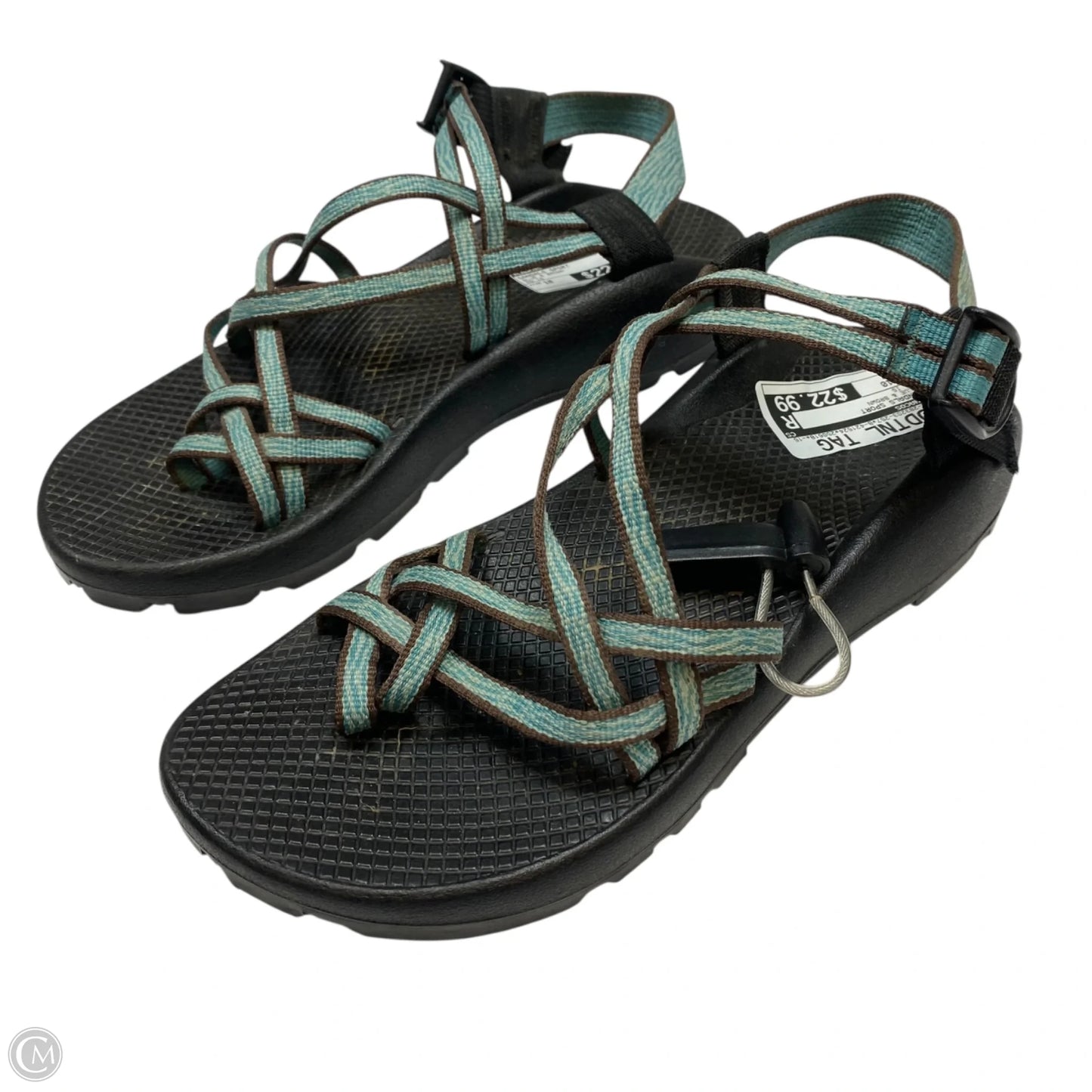Sandals Sport By Chacos In Blue & Brown, Size: 10