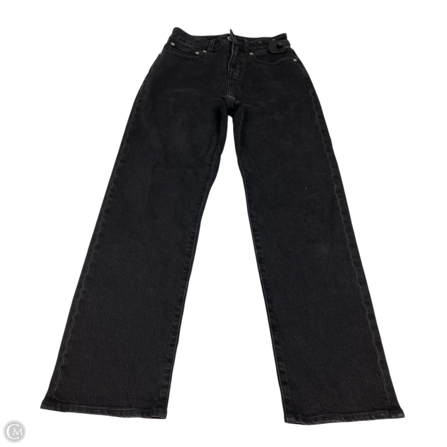 Jeans Straight By Madewell In Black, Size: 2
