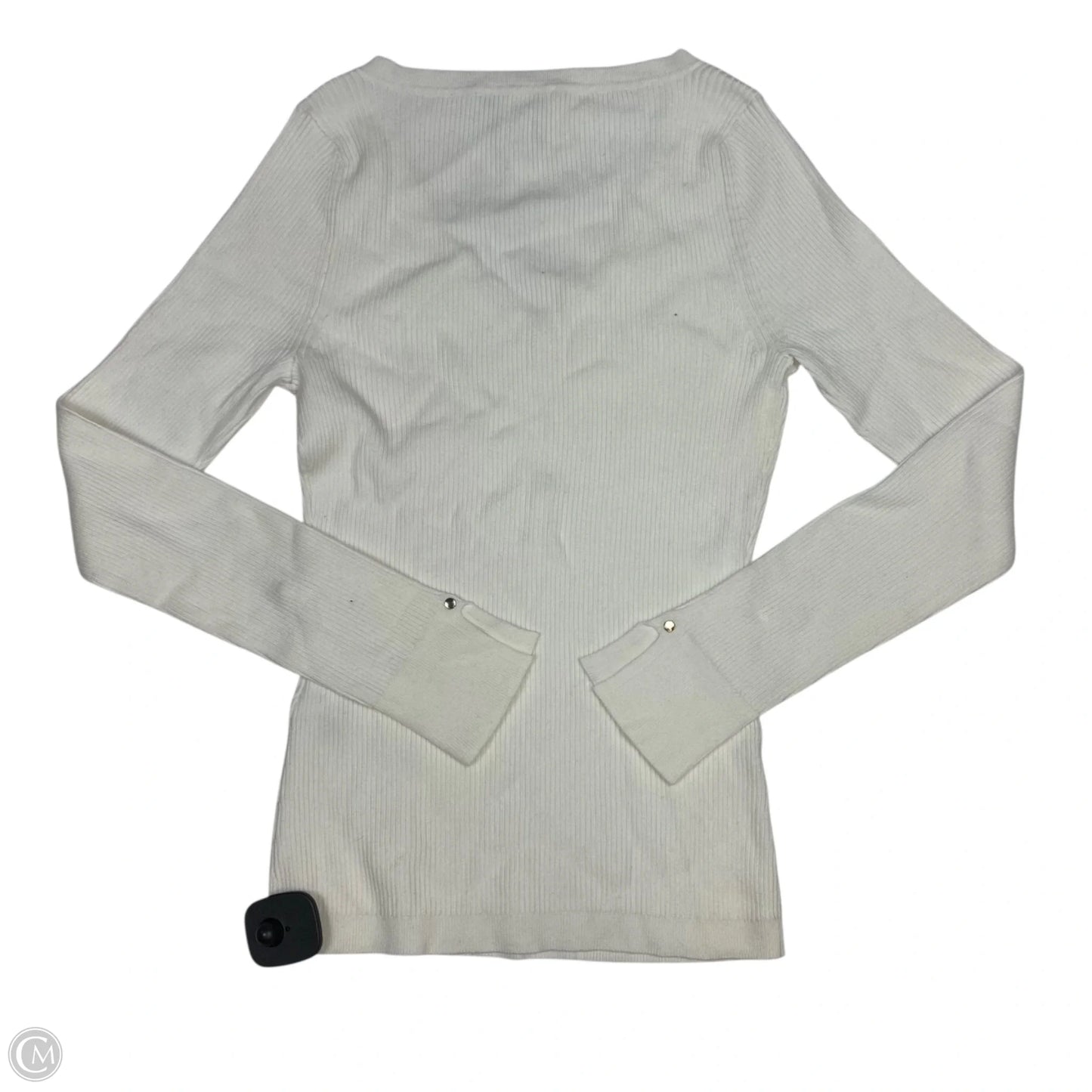 Top Long Sleeve By White House Black Market In White, Size: S