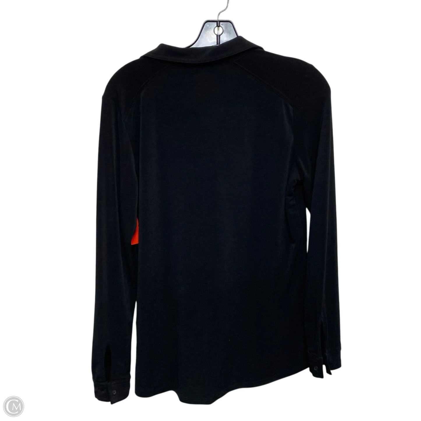 Top Long Sleeve By Adrianna Papell In Black, Size: S
