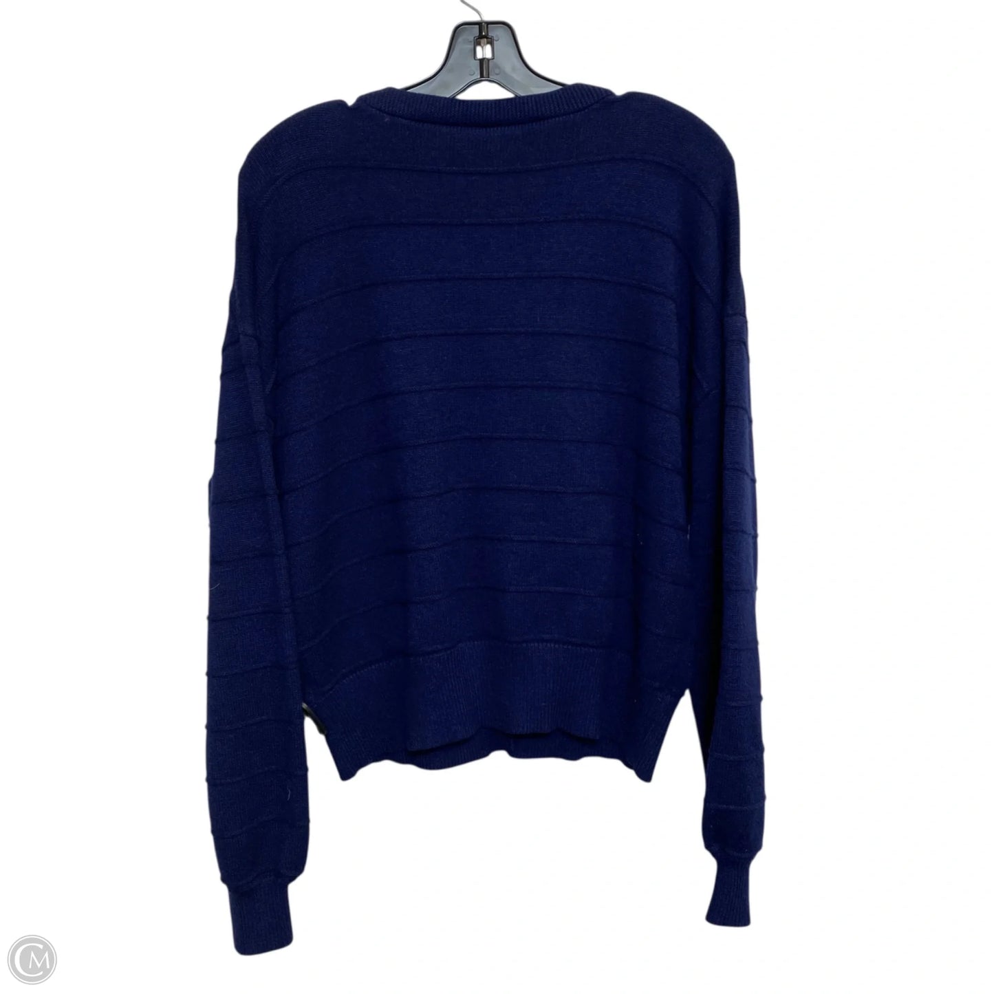 Sweater Cardigan By Clothes Mentor In Navy, Size: Xxl