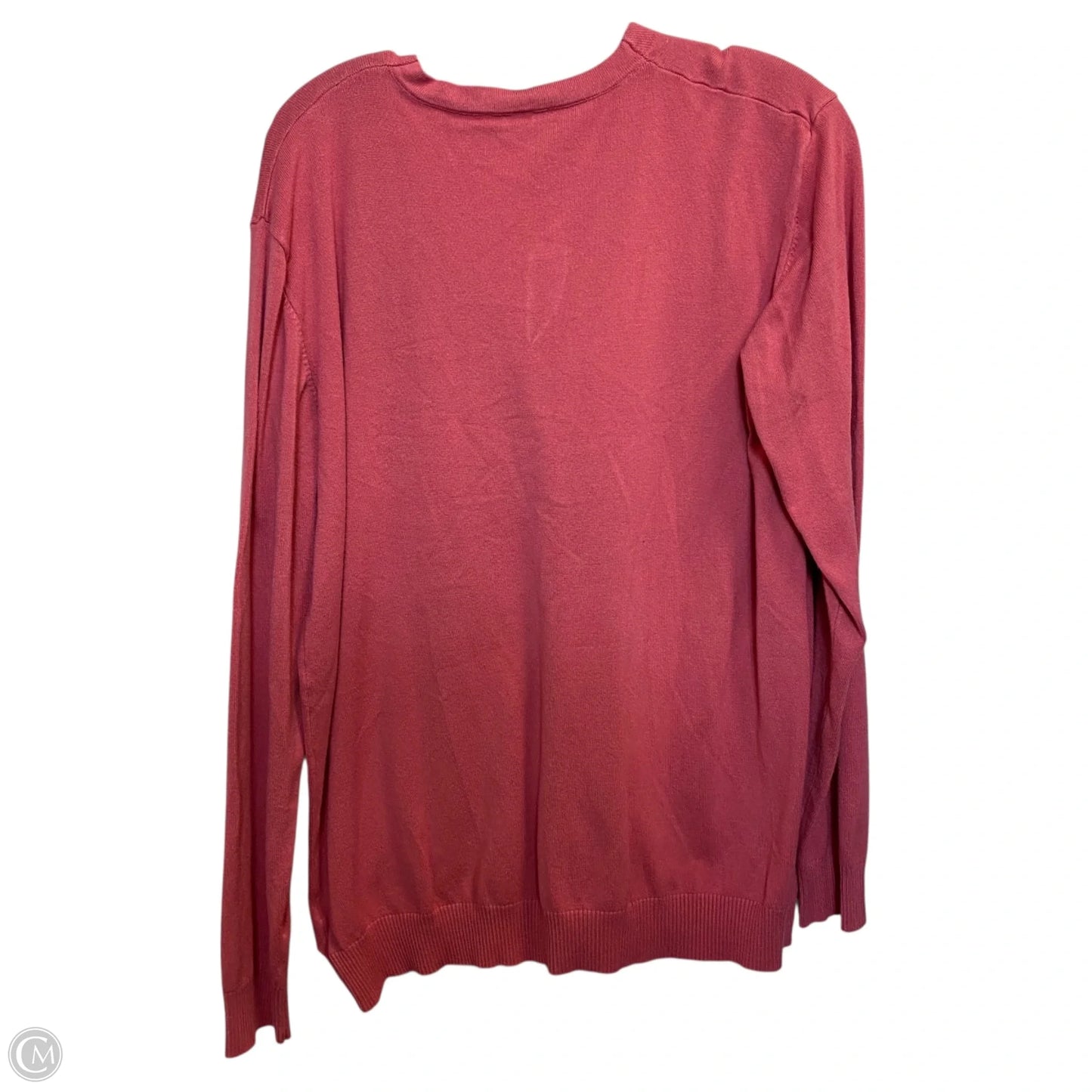 Cardigan By Clothes Mentor In Pink, Size: 2x