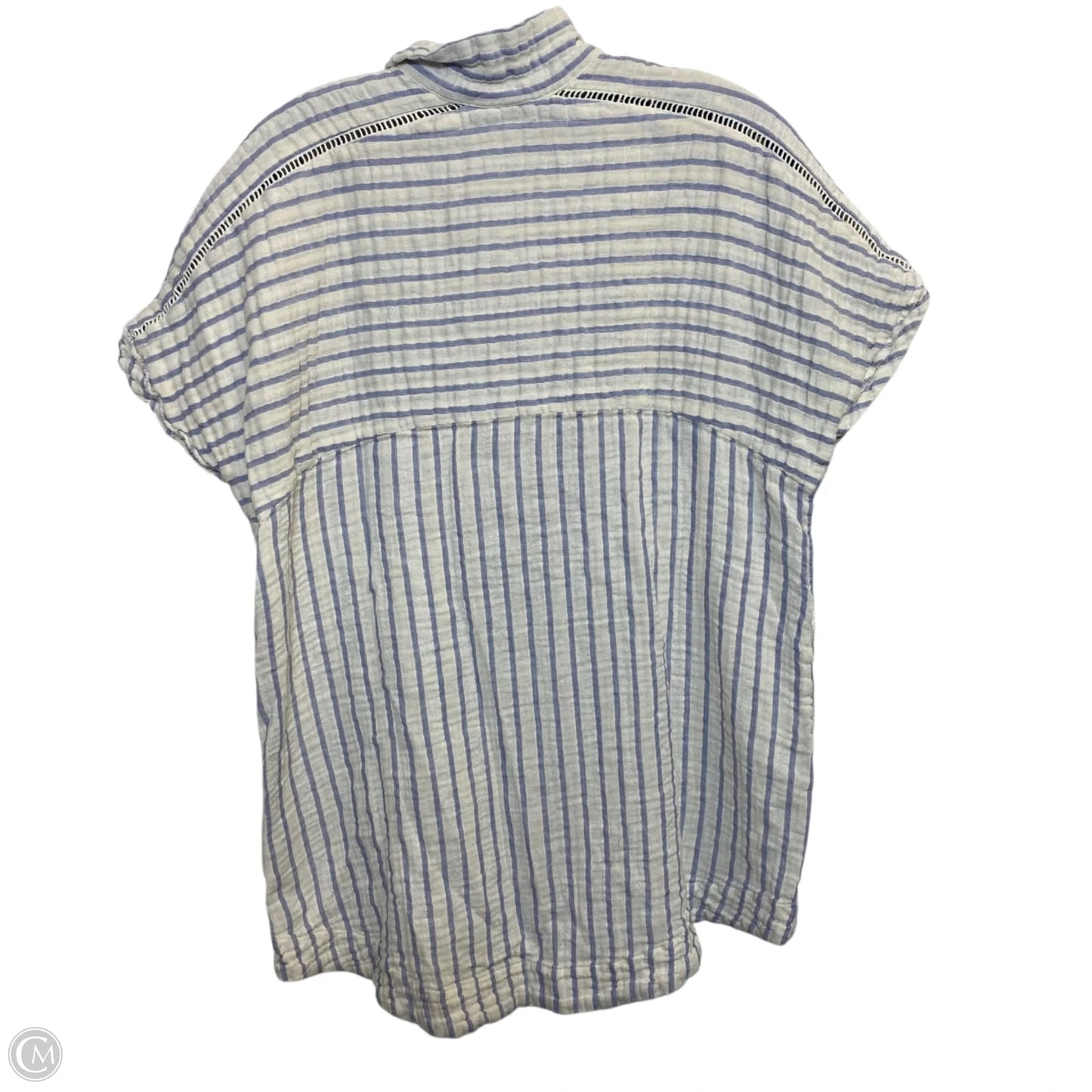 Top Sleeveless By Free People In Blue & White, Size: Xs