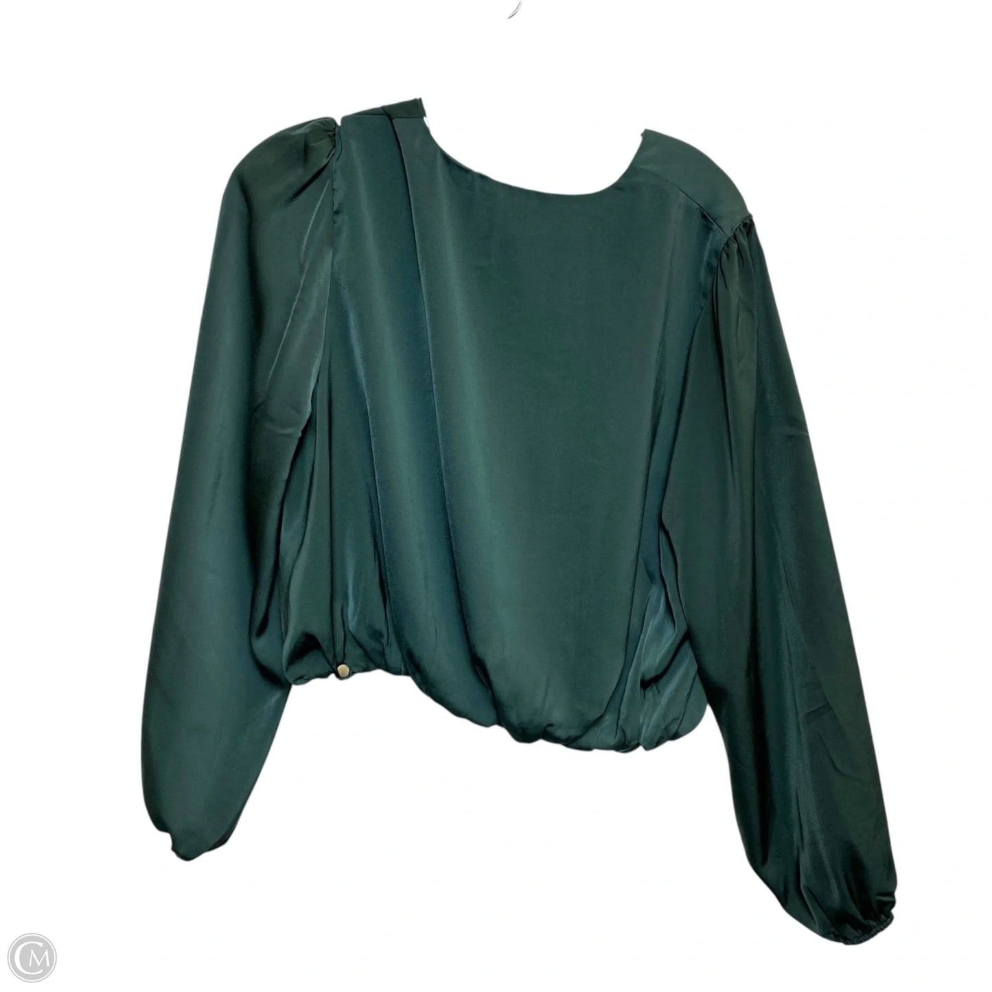 Top Long Sleeve By Shinestar In Green, Size: L