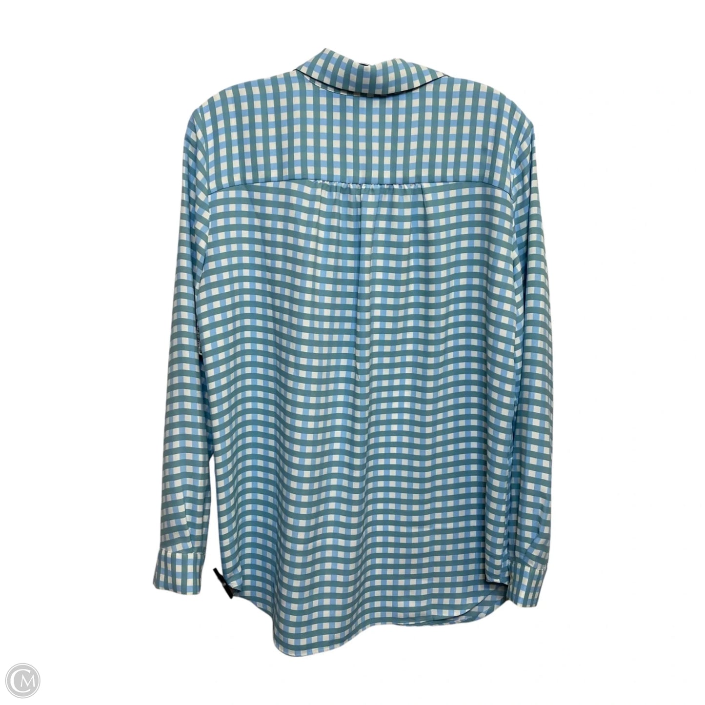Top Long Sleeve By Ann Taylor In Blue, Size: M