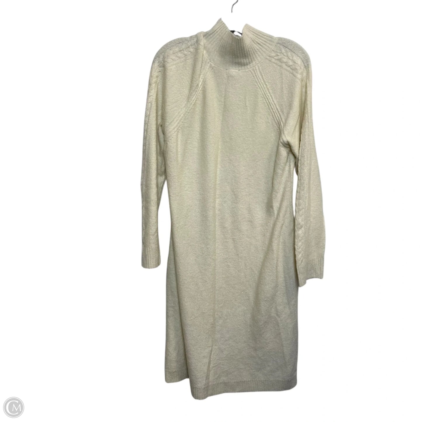 Dress Sweater By Talbots In Cream, Size: L