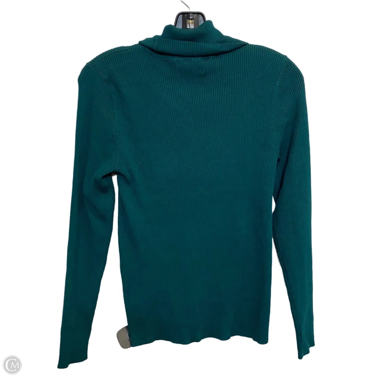 Top Long Sleeve By Nine West In Green, Size: M
