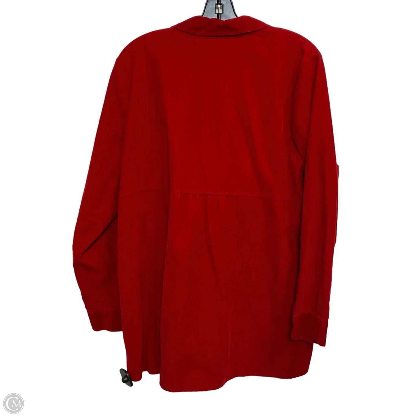 Top Long Sleeve By J. Jill In Red, Size: L