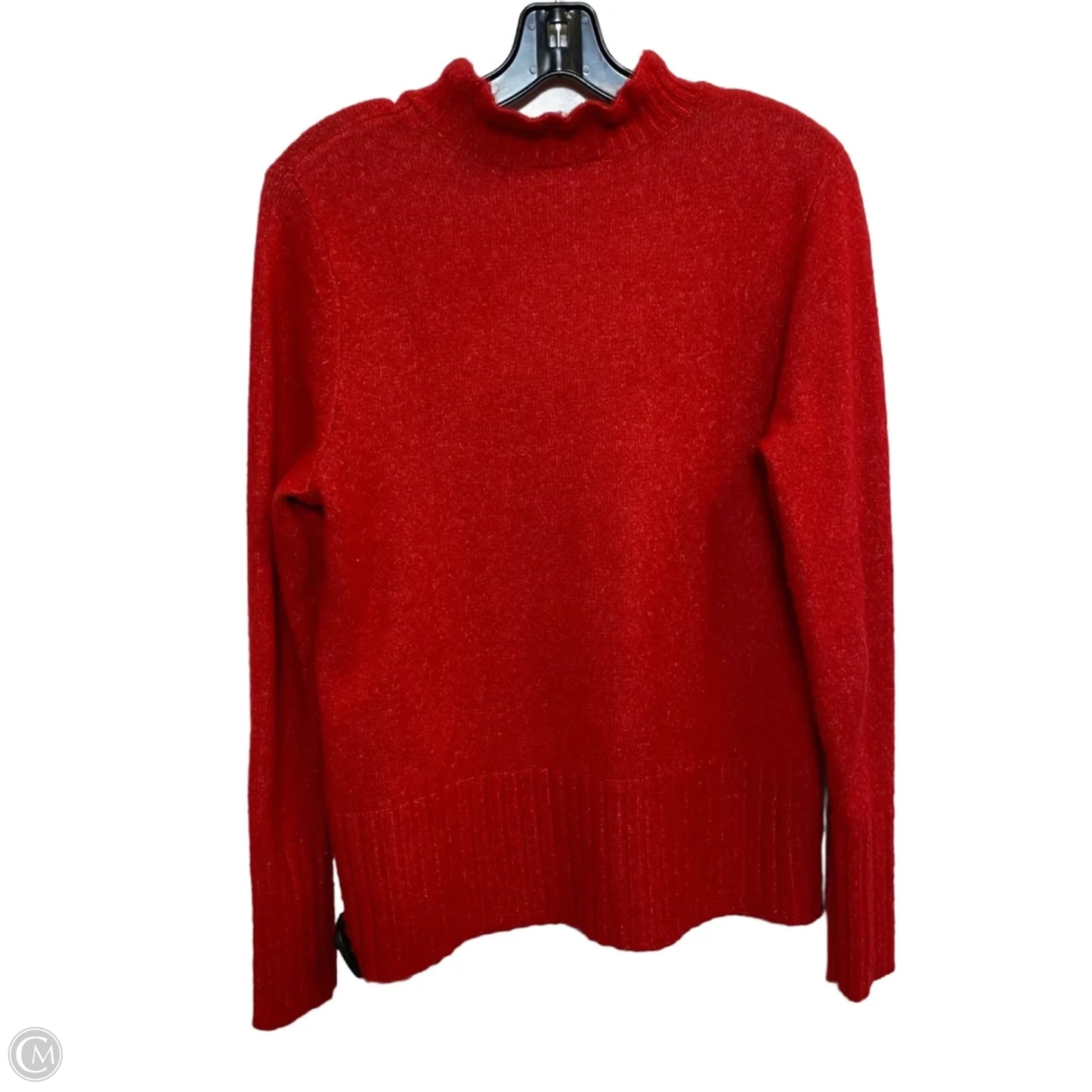 Top Long Sleeve By Loft In Red, Size: M