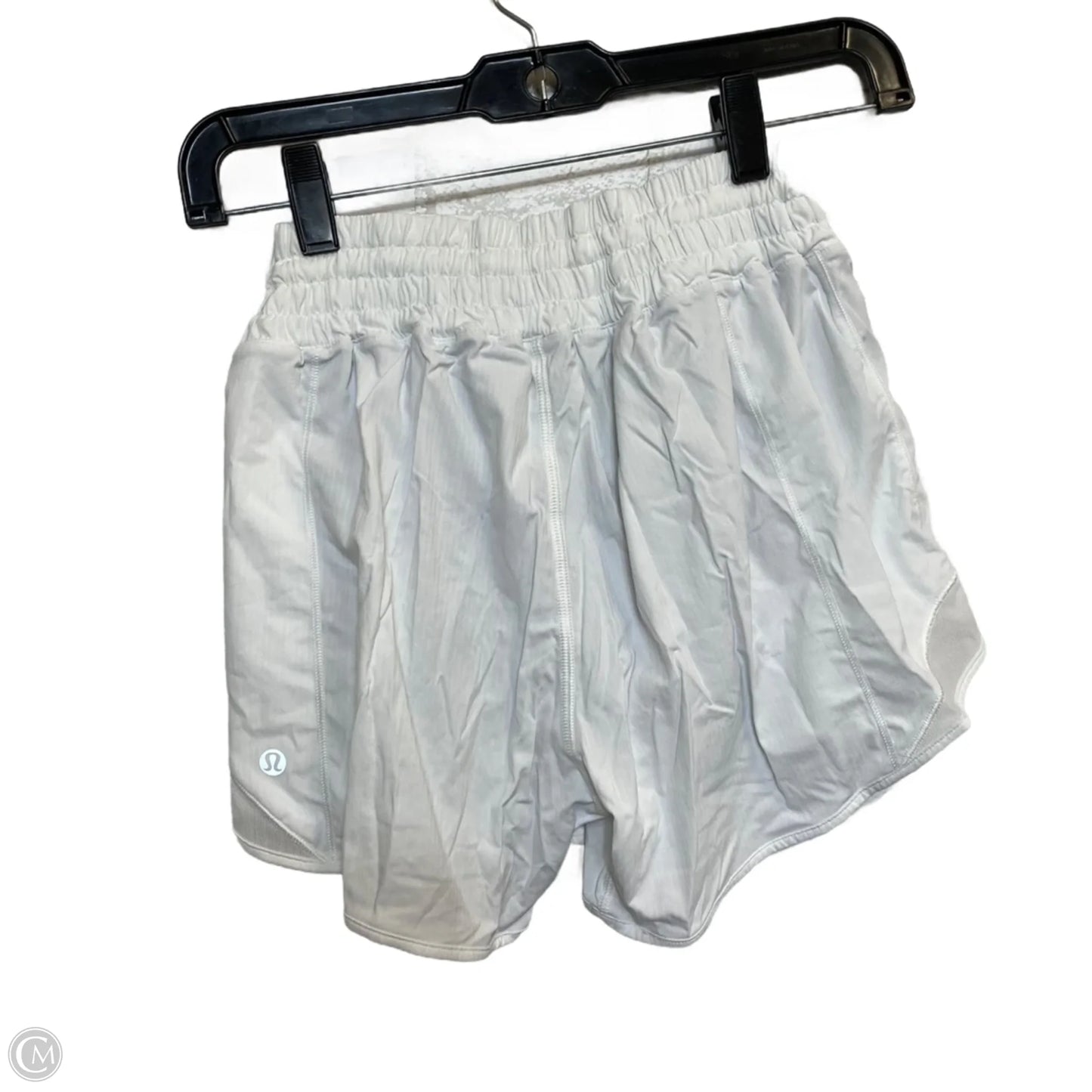 Athletic Shorts By Lululemon In White, Size: S