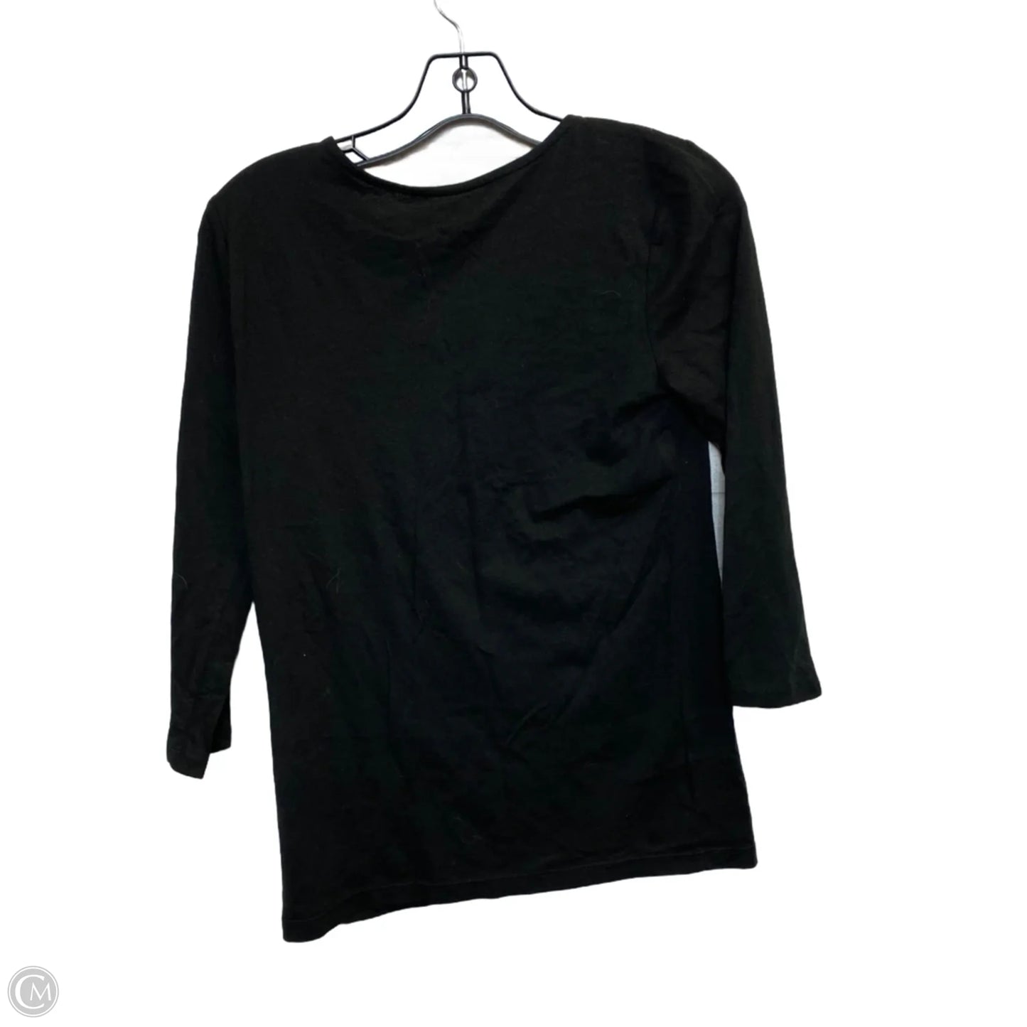 Top Long Sleeve By Loft In Black, Size: S