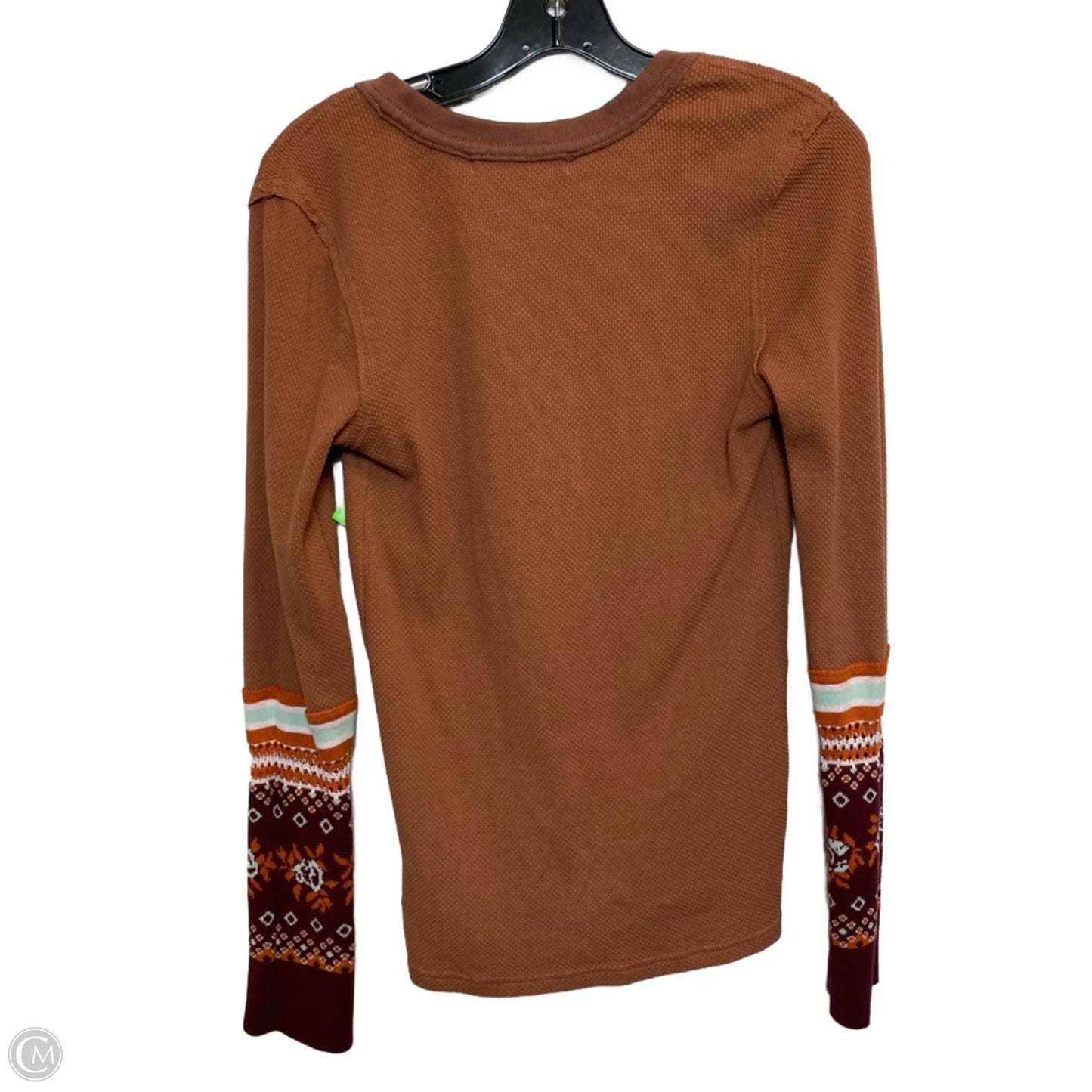 Top Long Sleeve By We The Free In Brown, Size: L