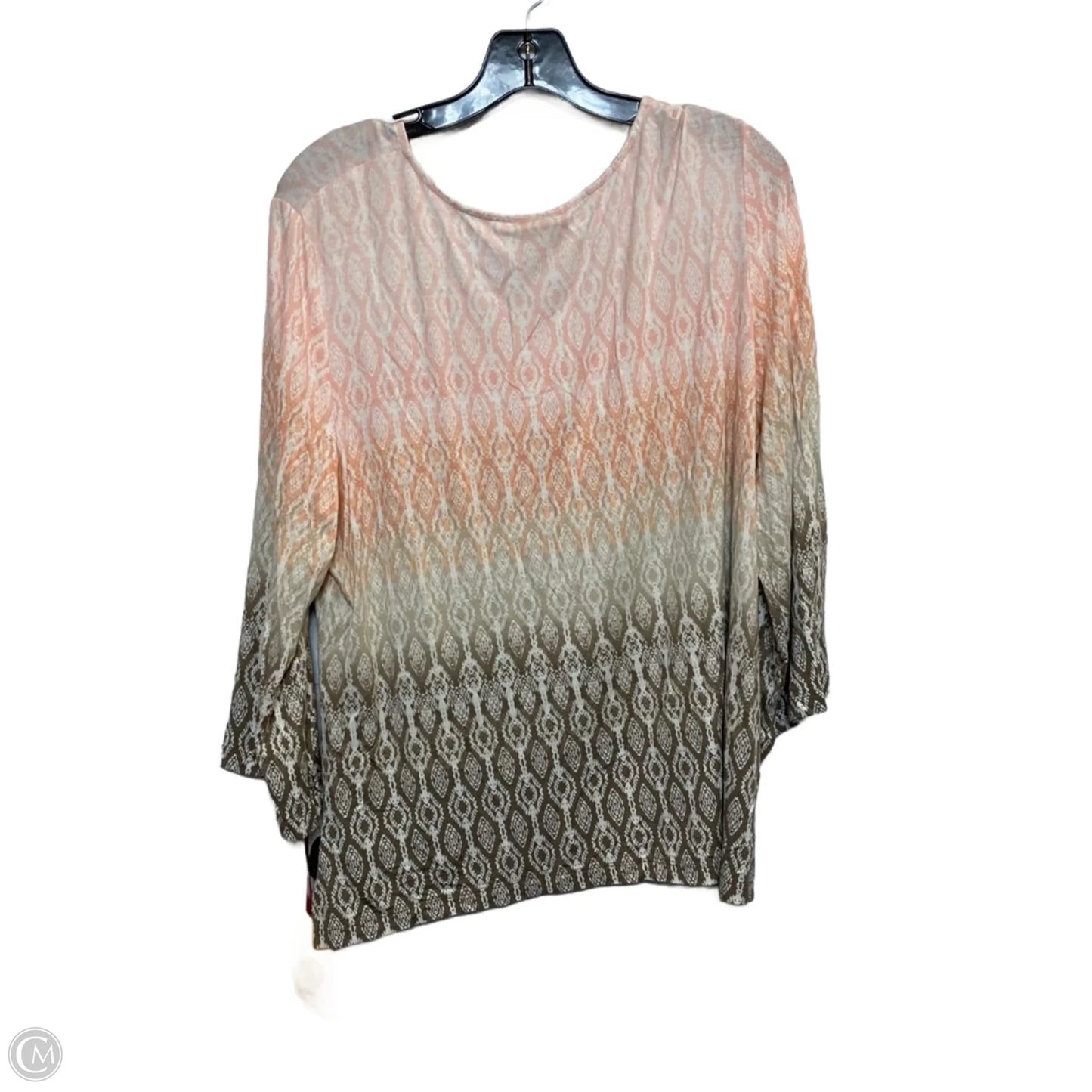 Top Long Sleeve By Ruby Rd In Multi-colored, Size: Xlp