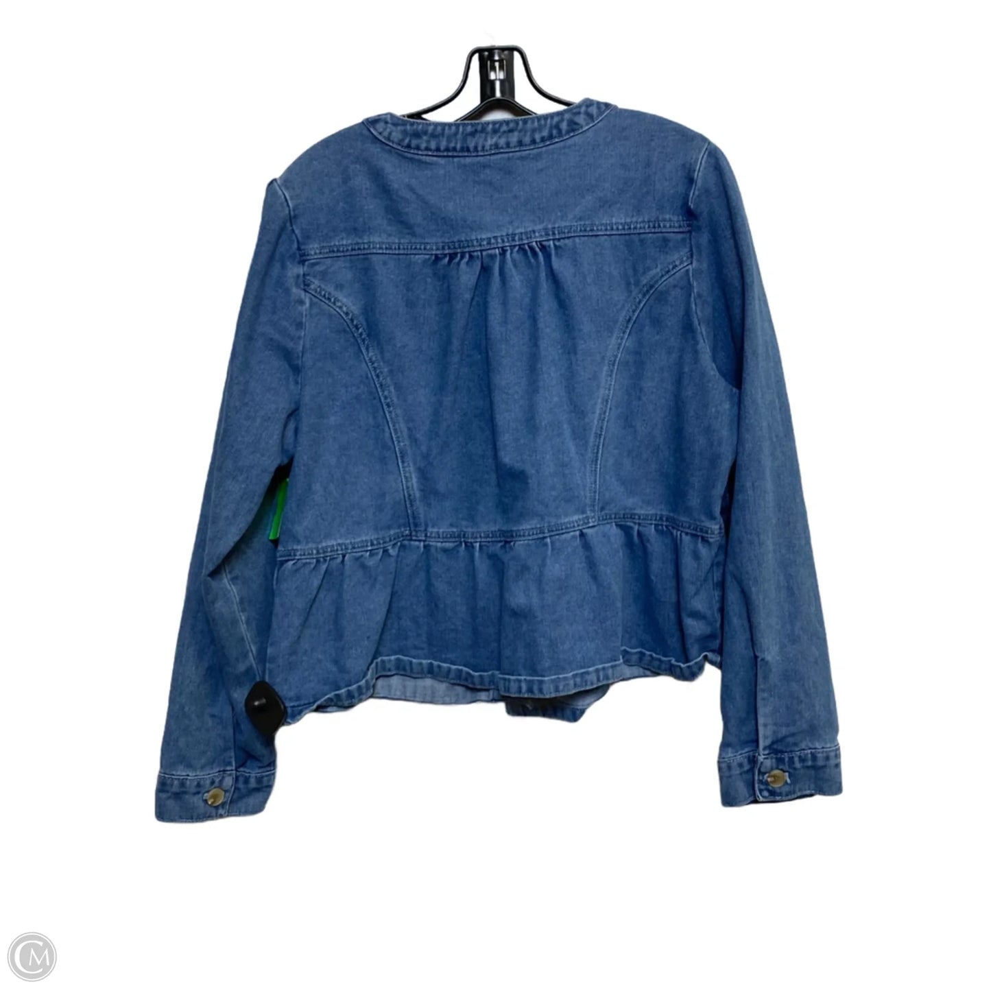 Top Long Sleeve By Clothes Mentor In Blue, Size: Xl