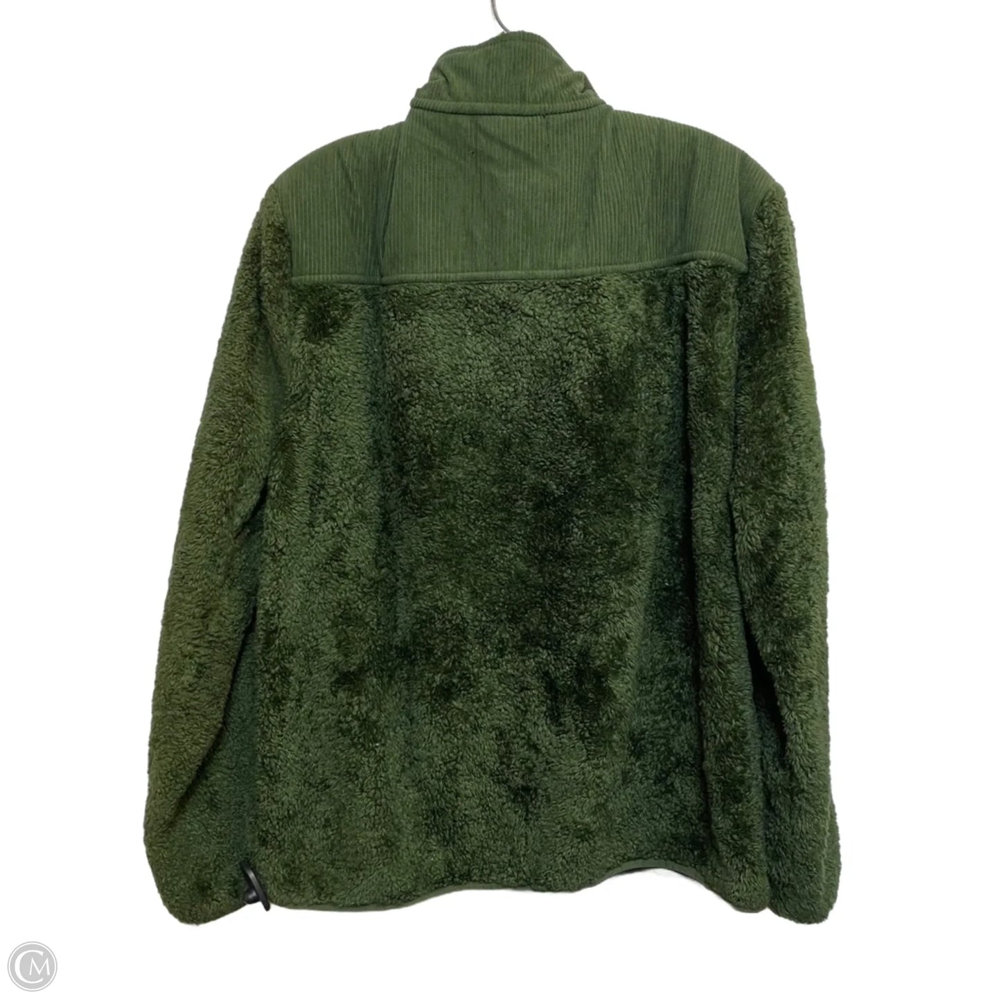 Jacket Faux Fur & Sherpa By 33 Degrees In Green, Size: L