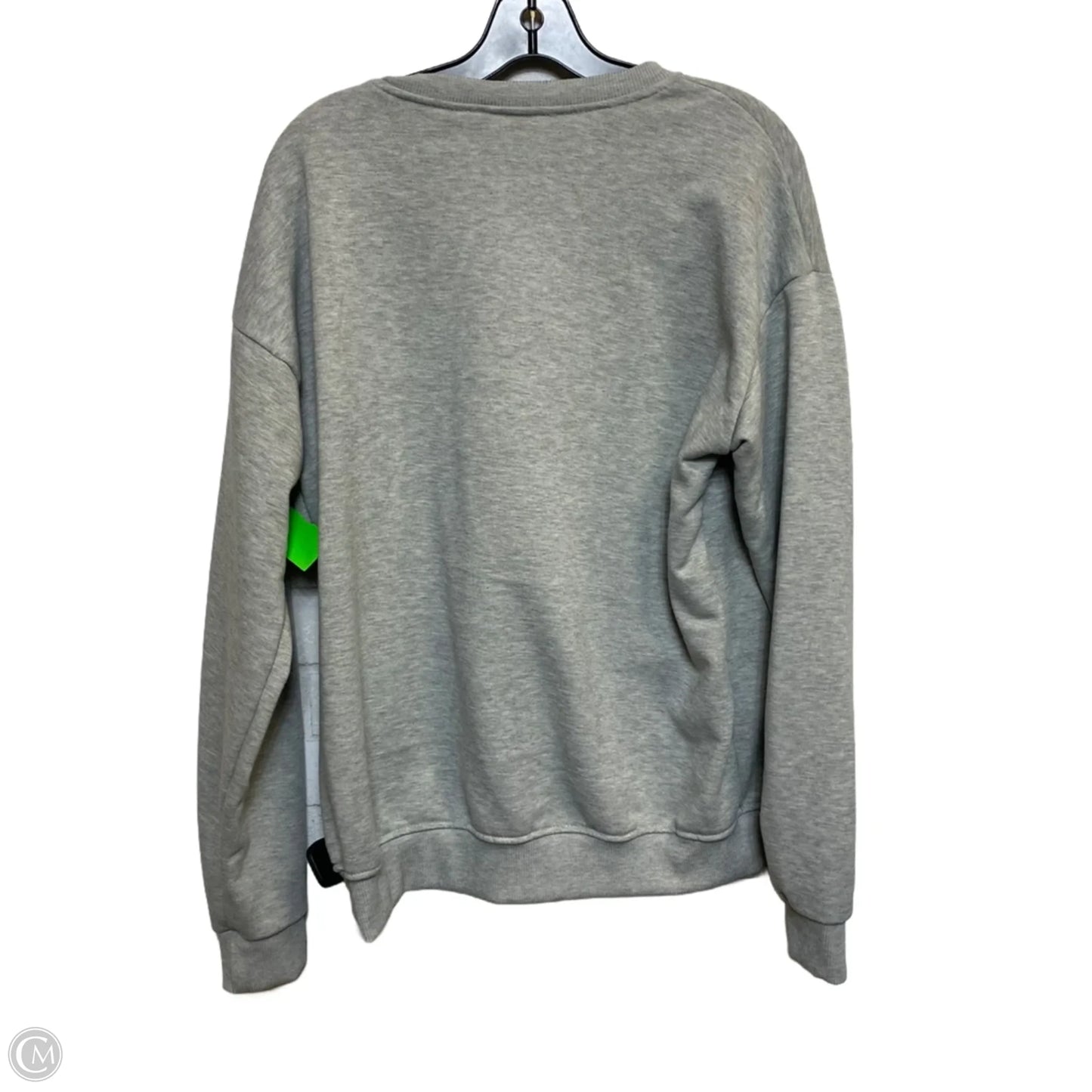 Top Long Sleeve By Cmf In Grey, Size: L